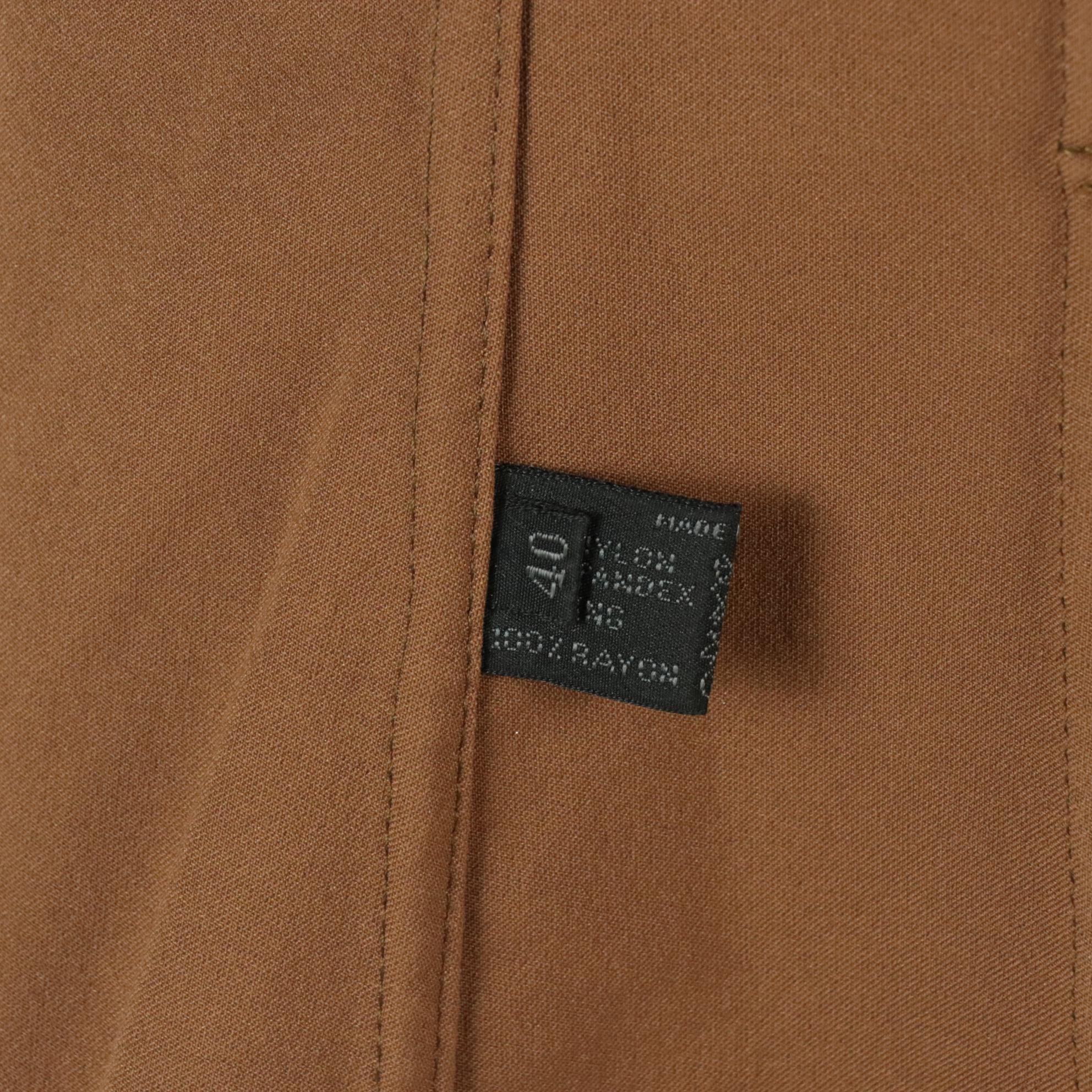 Prada Double-Breasted Belted Jacket and Black Straight Leg Trousers