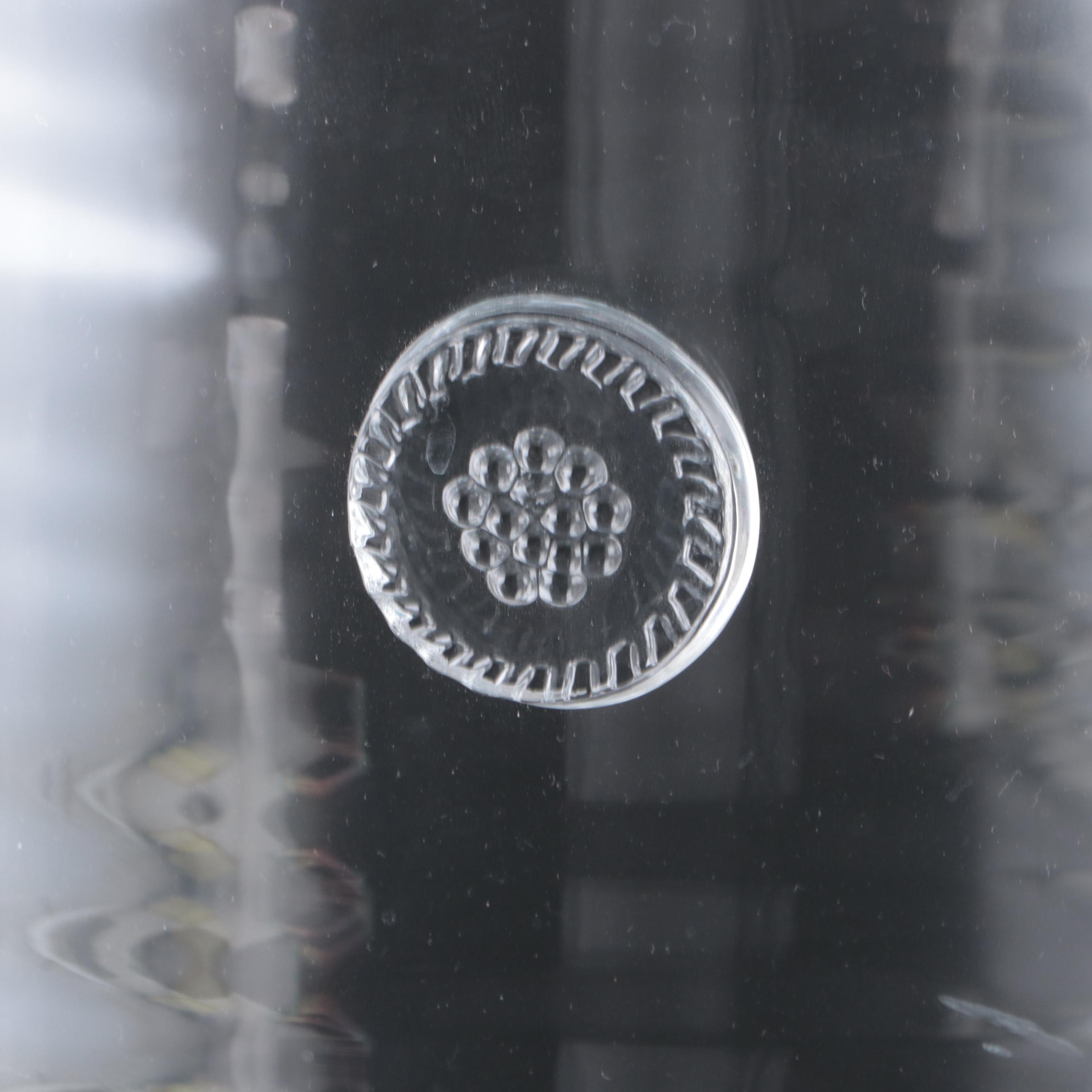 Juliska Glassware Berry and Thread Footed Hurricane Candle Holder