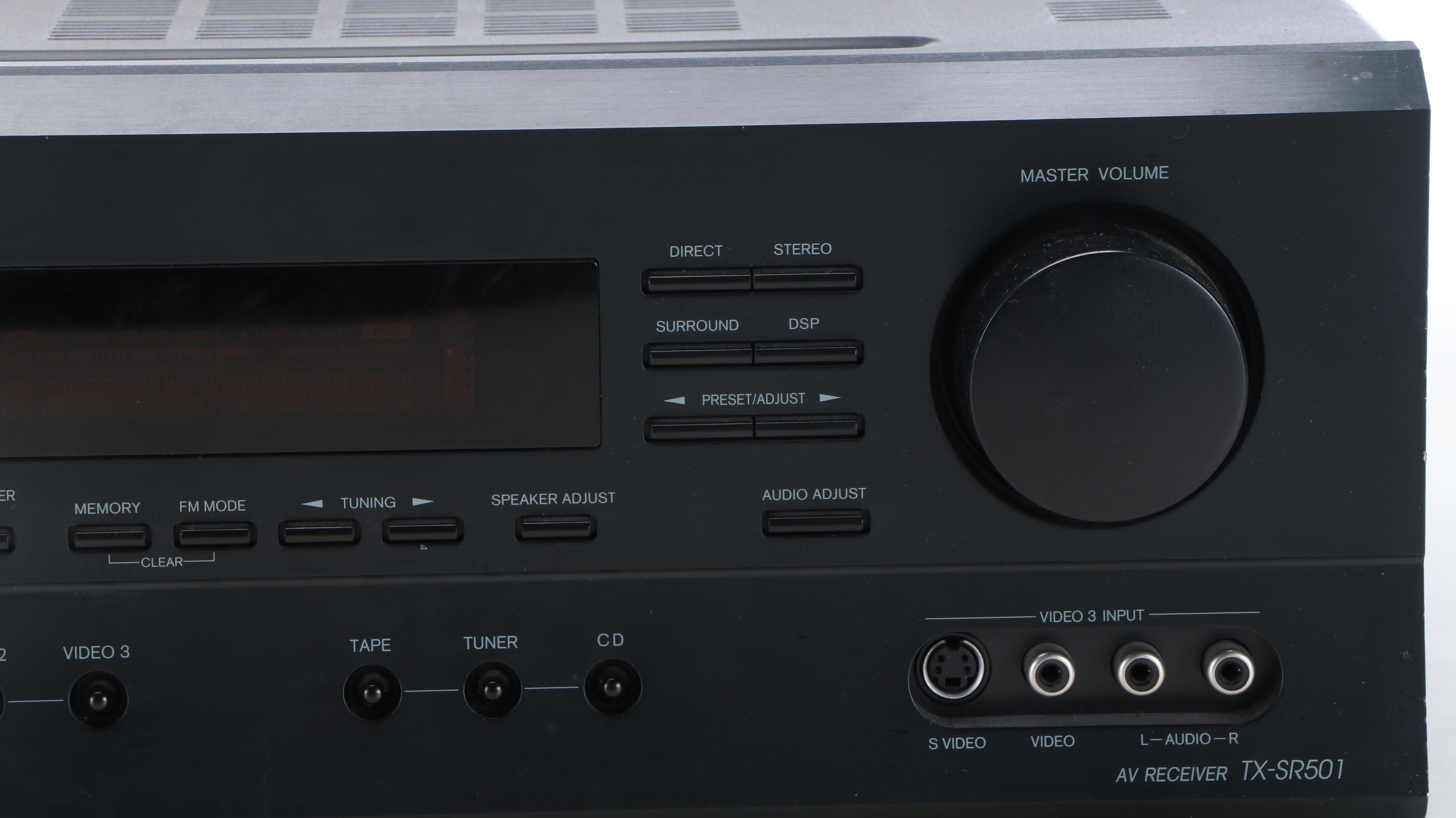 Onkyo TX-SR501 Stereo AV Receiver, Early 21st Century