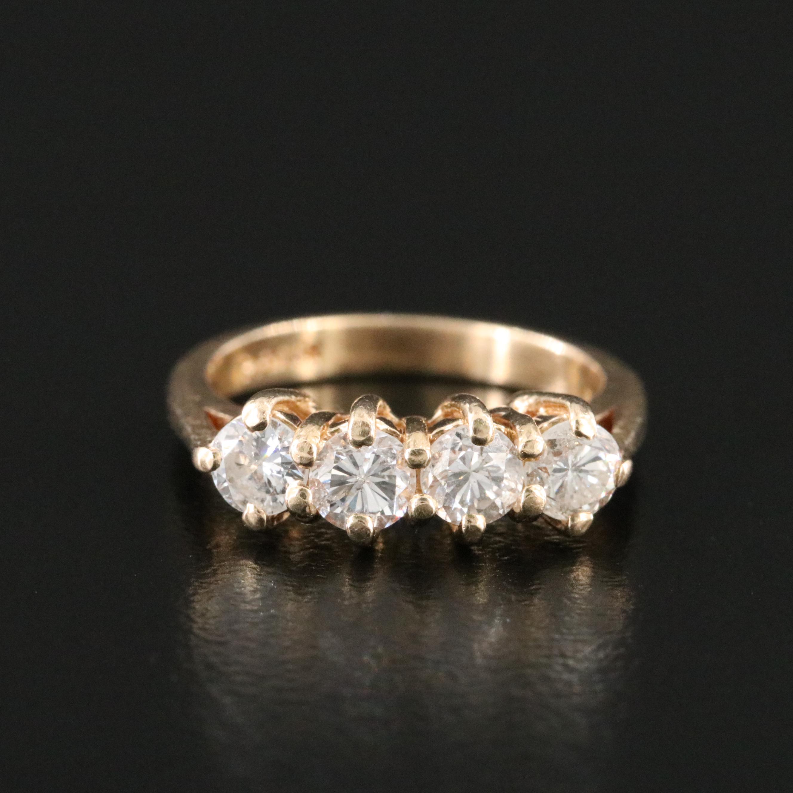 14K 0.69 CTW Diamond Ring