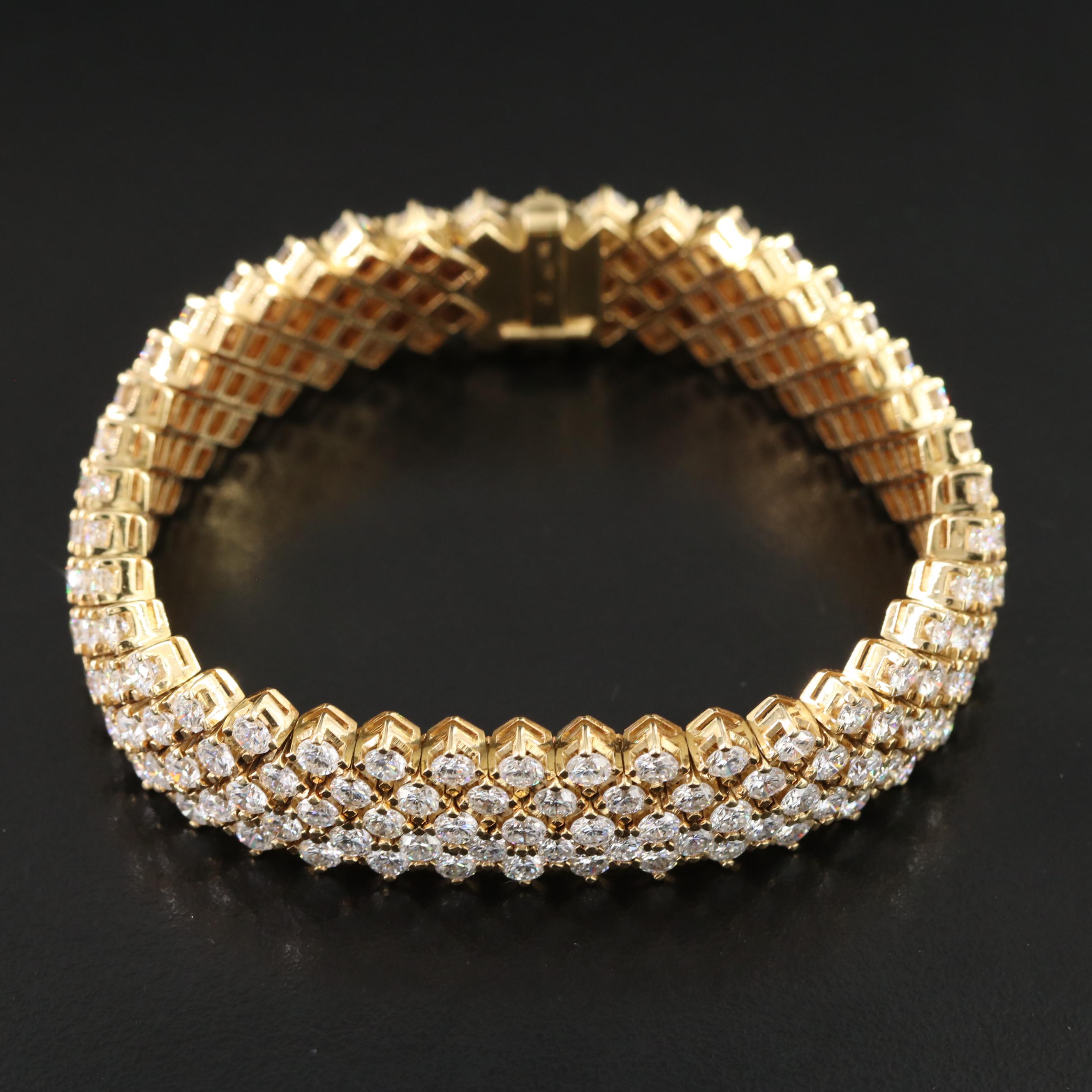 18K 20.00 CTW Diamond Bracelet