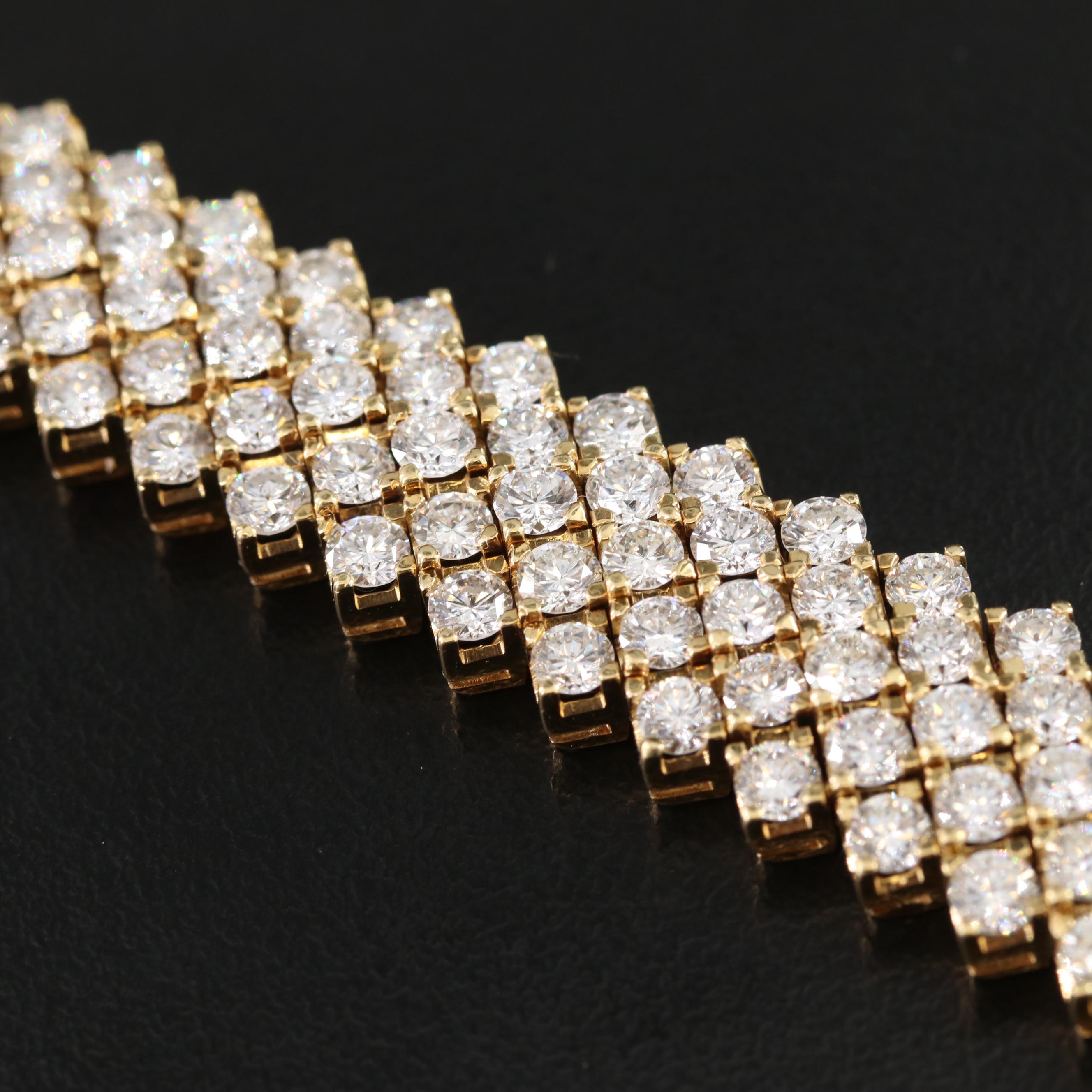 18K 20.00 CTW Diamond Bracelet