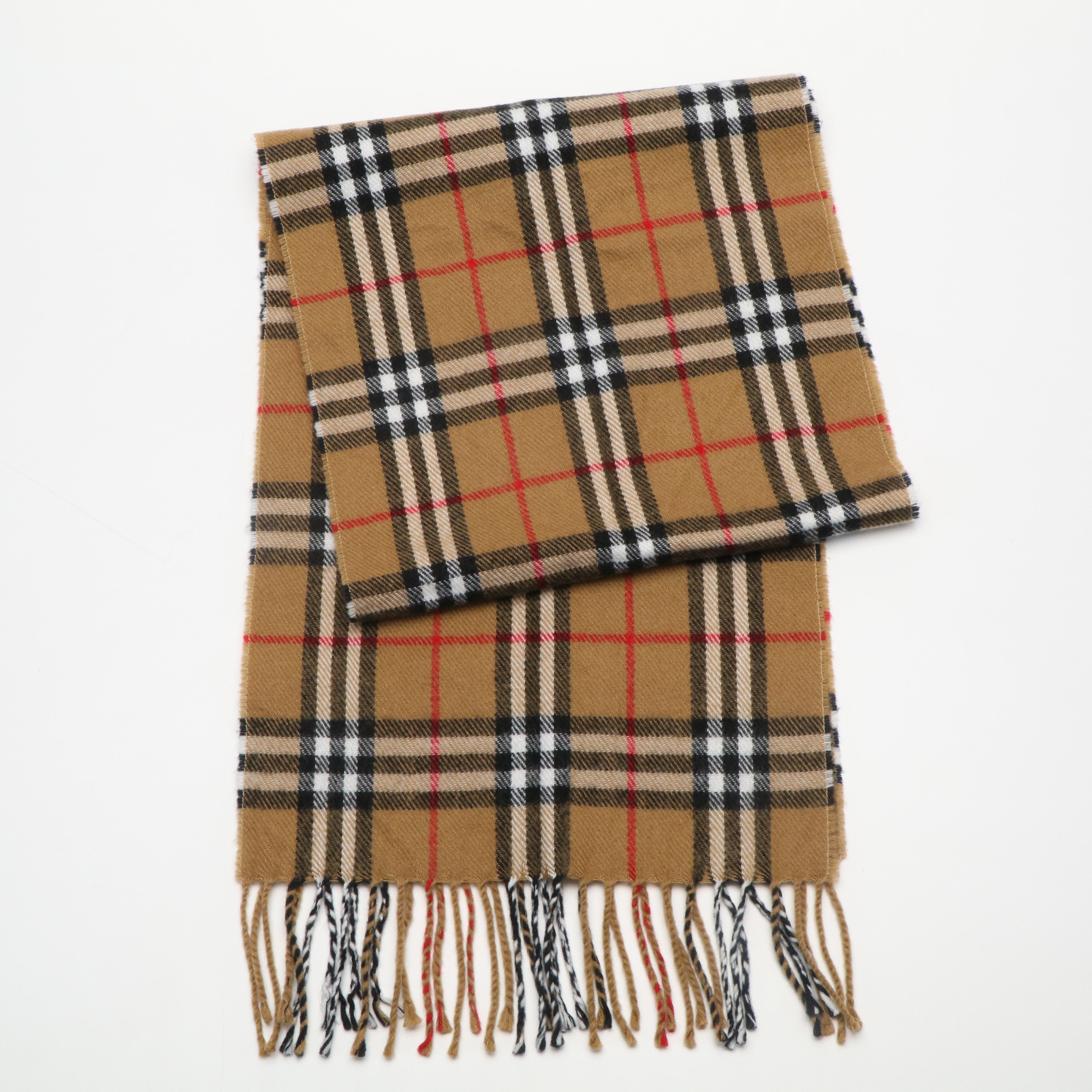 Burberrys of London Classic Lambswool Scarf in Vintage Check