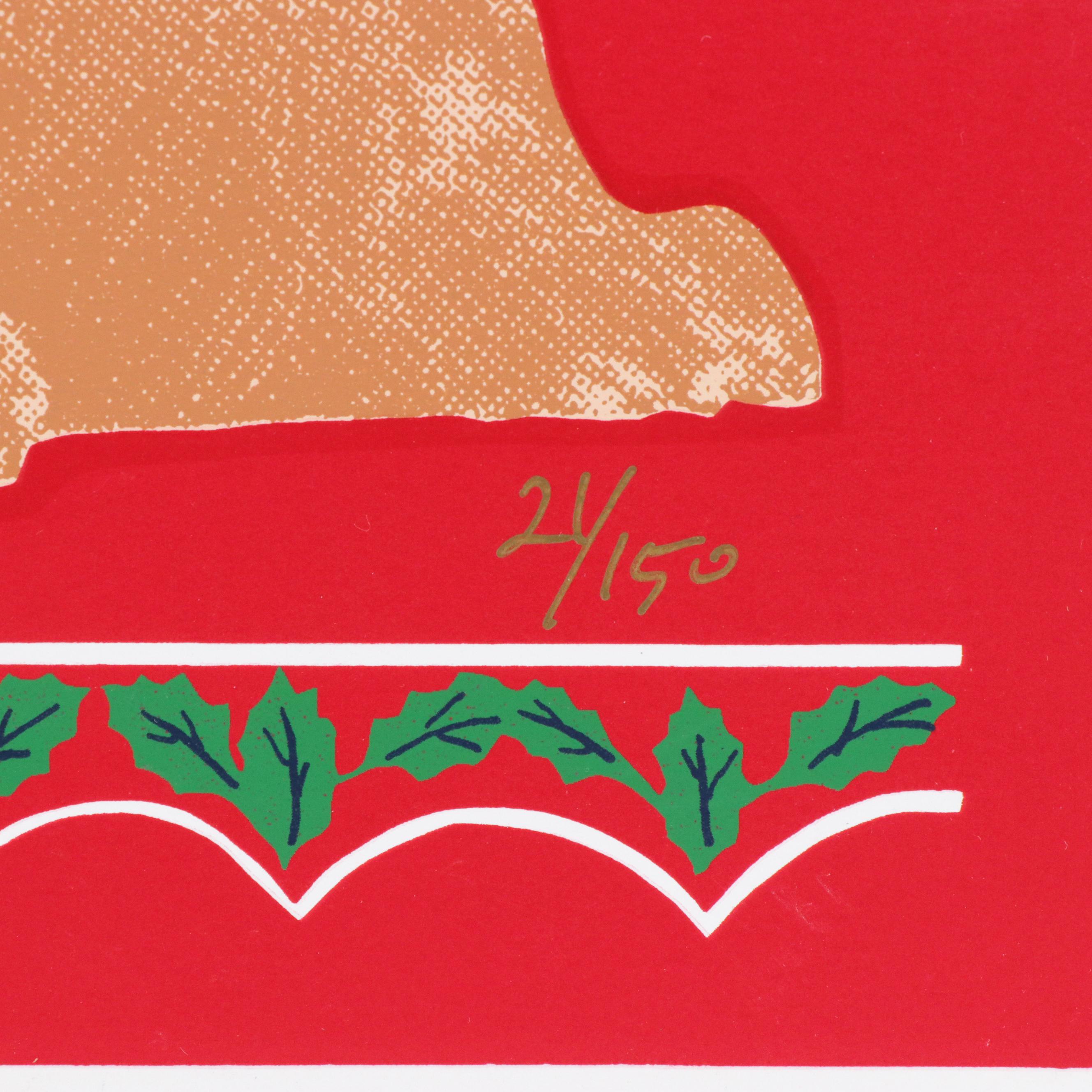 George Rodrigue Serigraph "George's Sweet Inspirations"