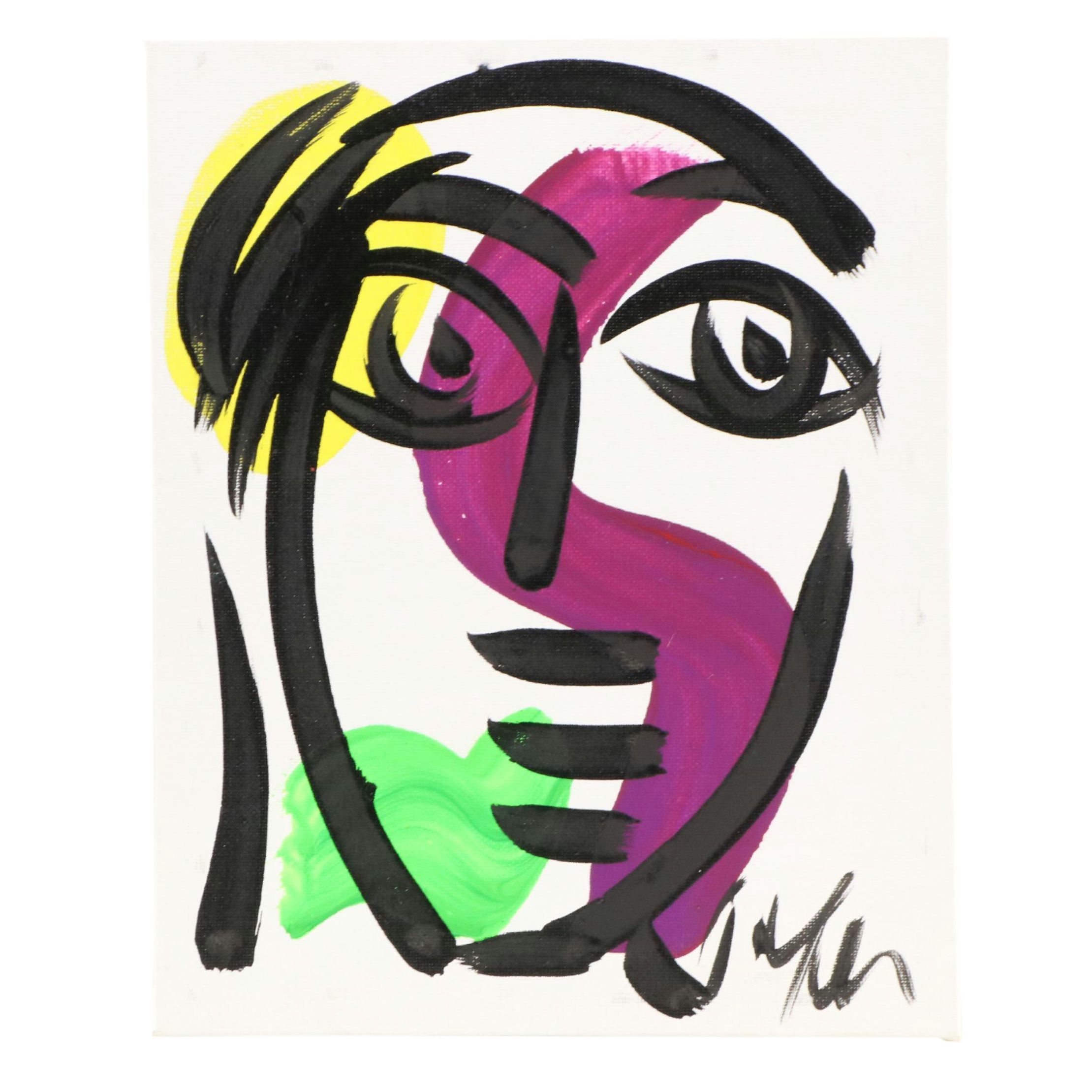 Peter Keil Portrait Acrylic Painting