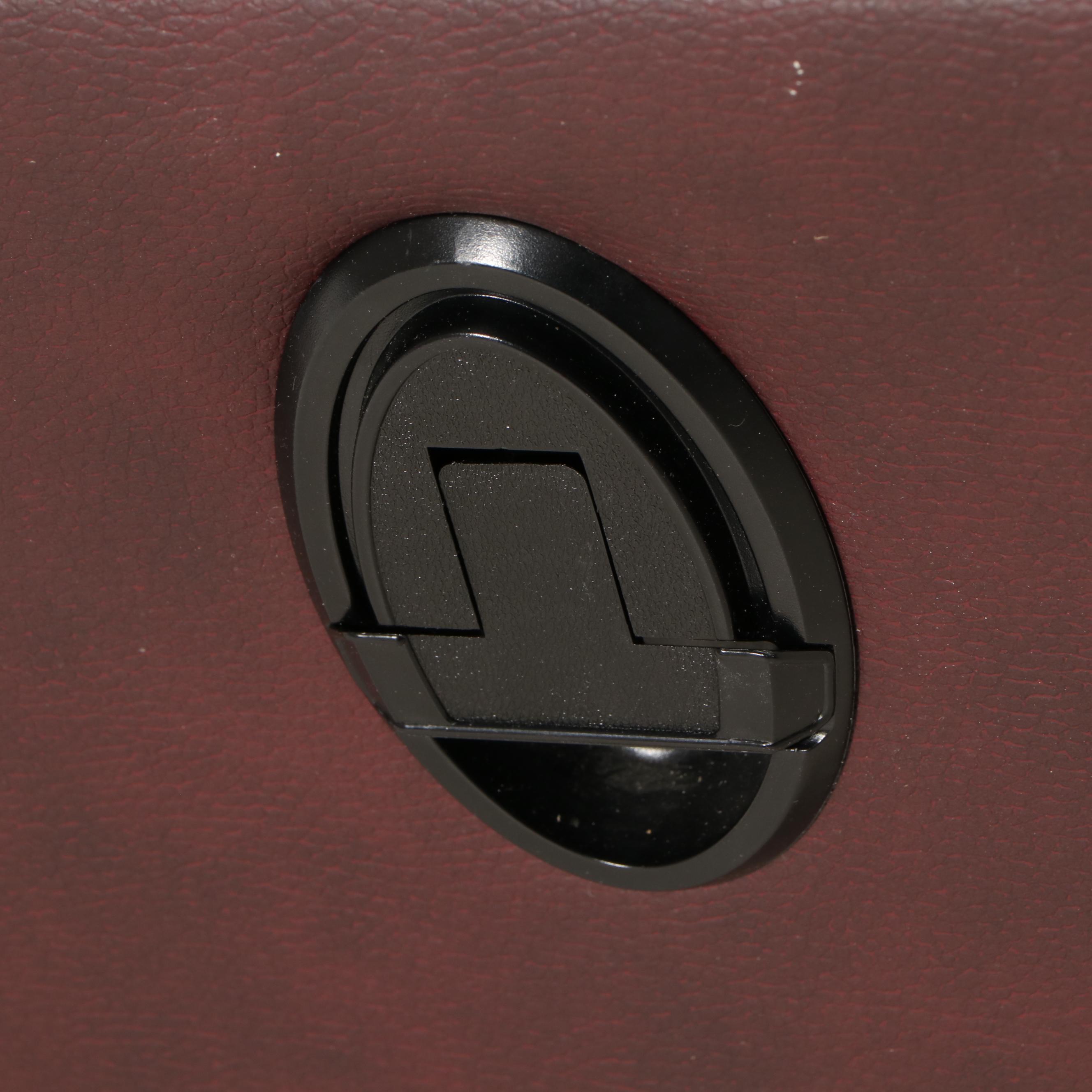 Overstuffed Leather Reclining Loveseat