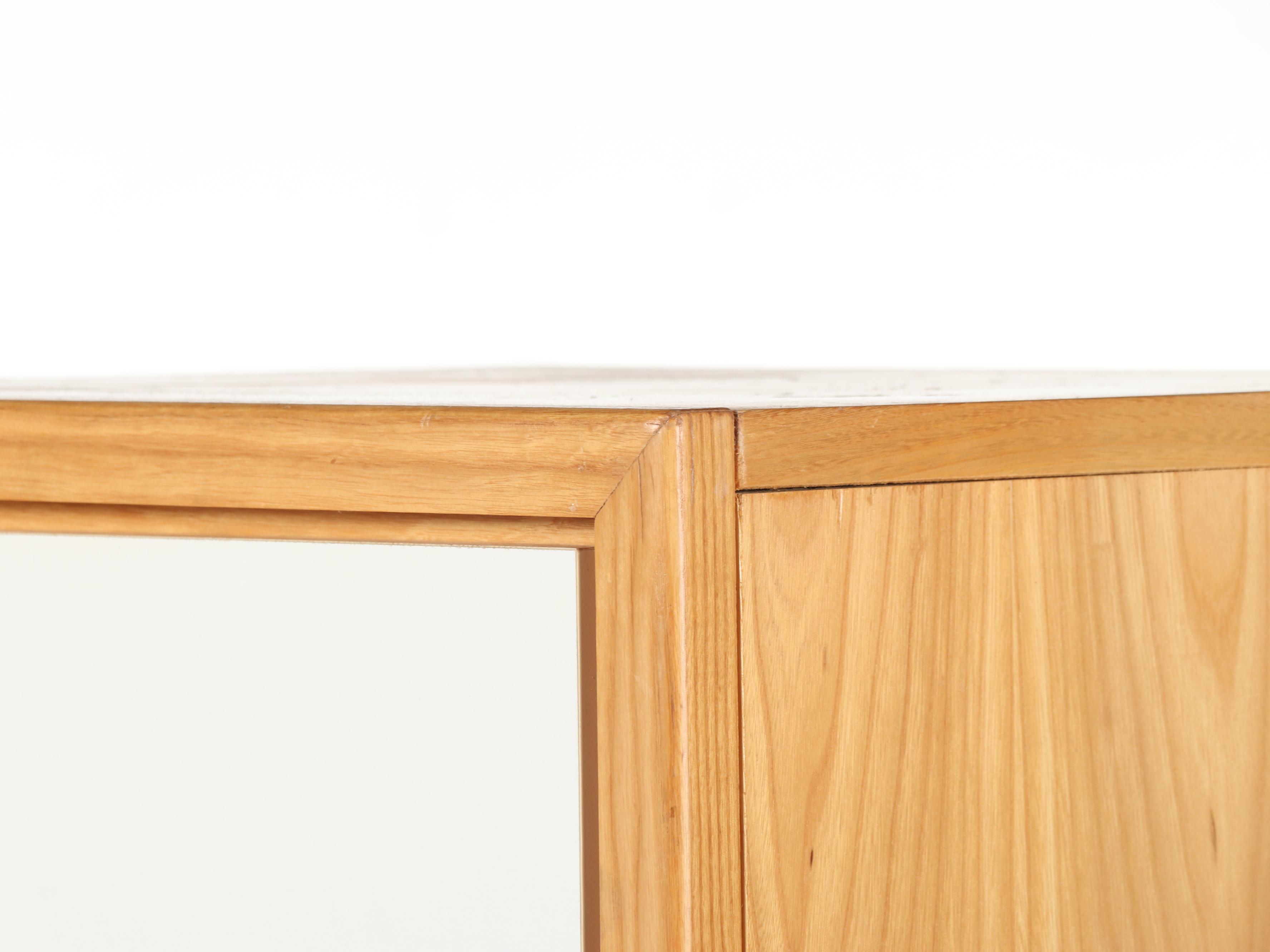Two Dixie "Euroline" Ash and White-Laminate Office Cabinets