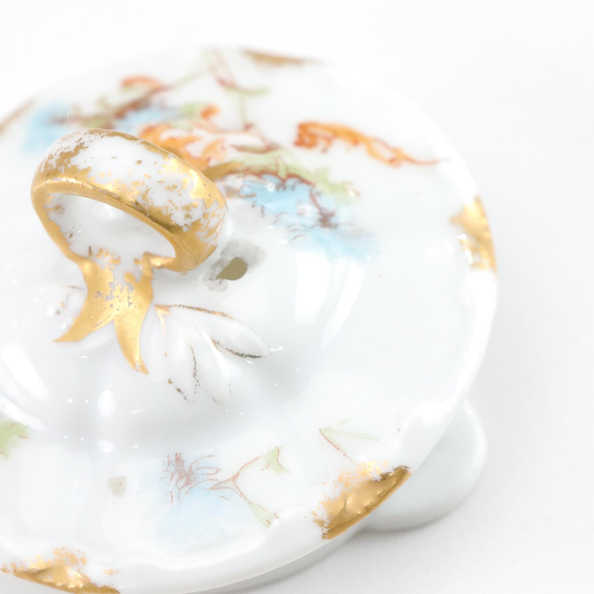 Haviland Limoges Porcelain Sugar Bowl & Creamer