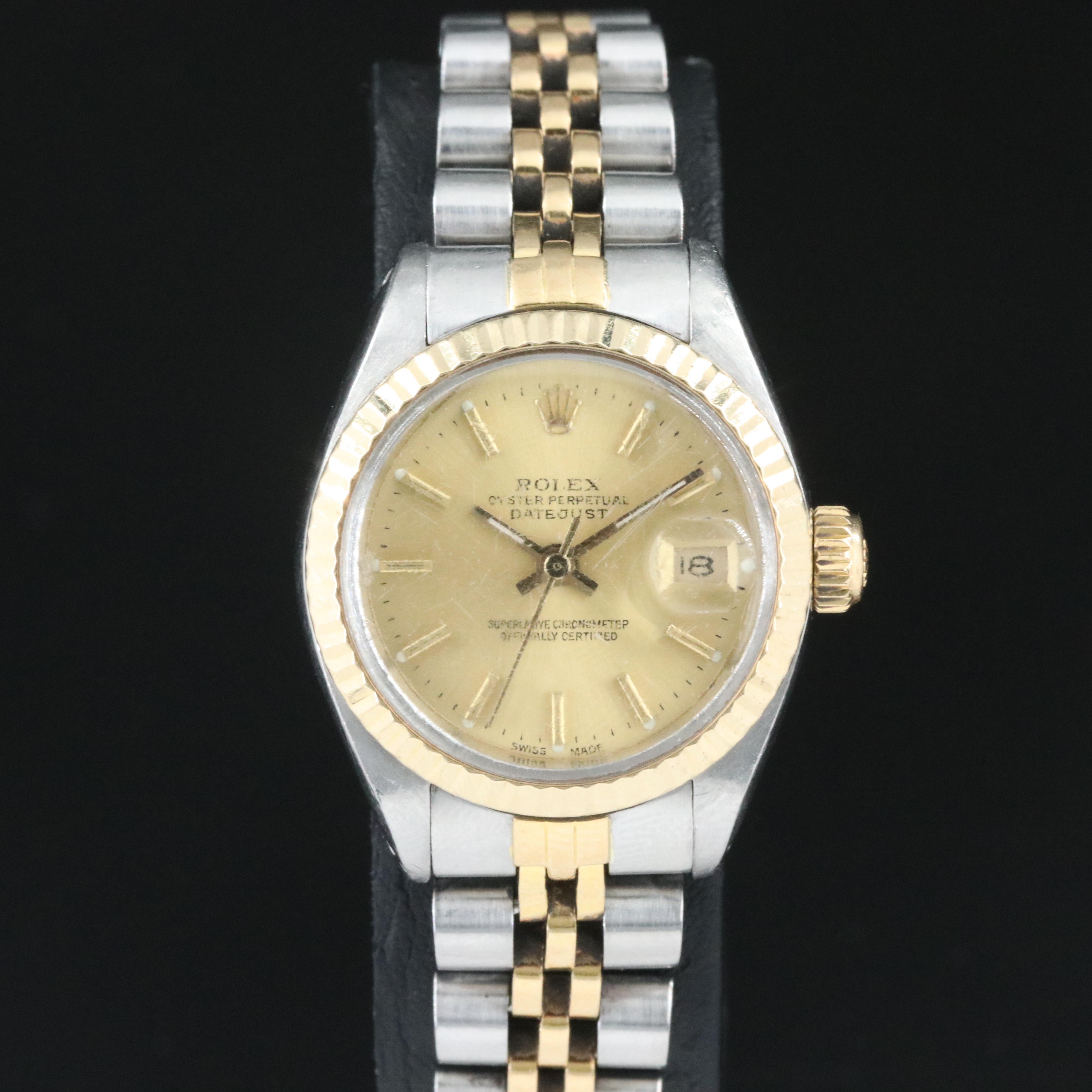 1982 Rolex Two-Tone Datejust Watch