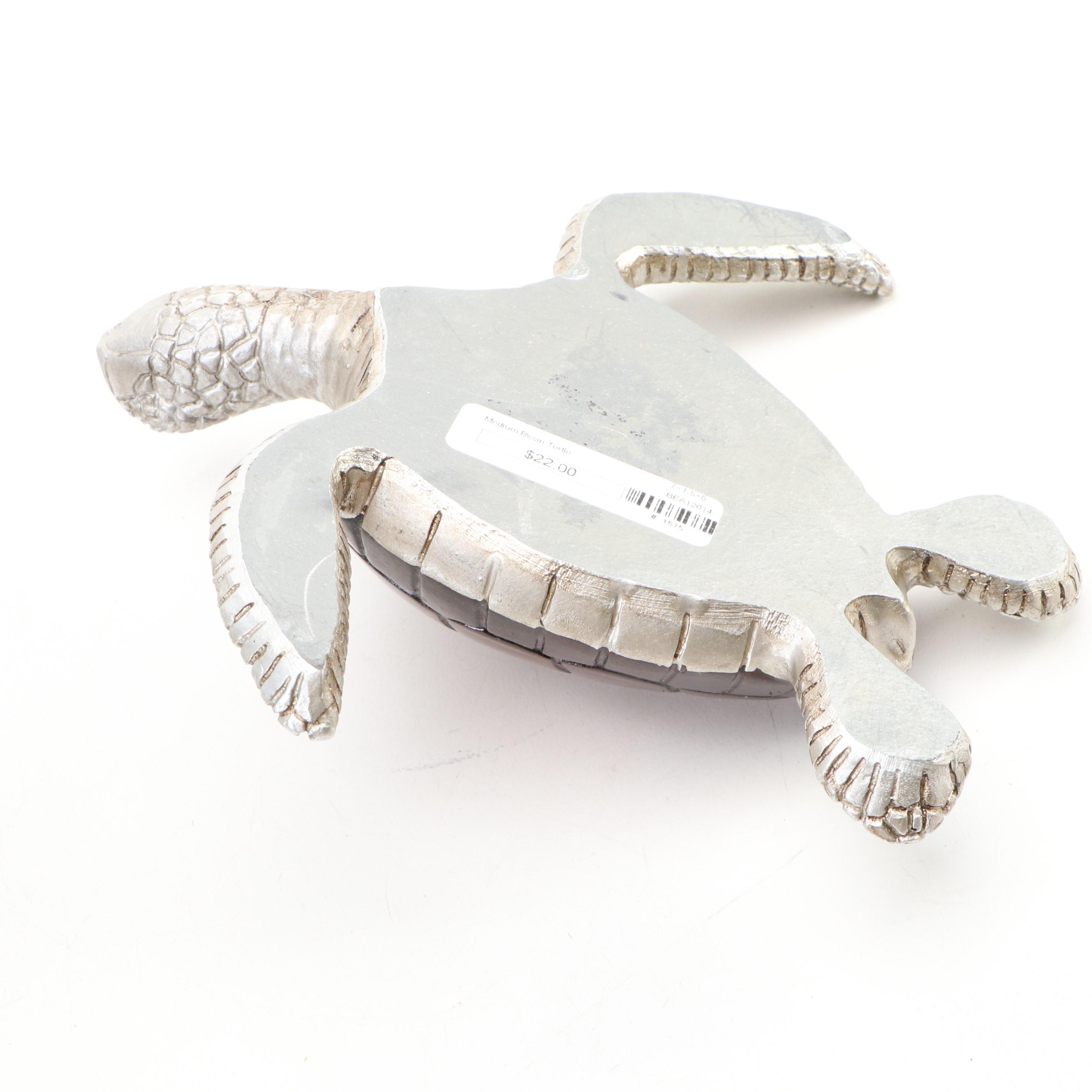 American Atelier Tray with Sea Creature Figurines