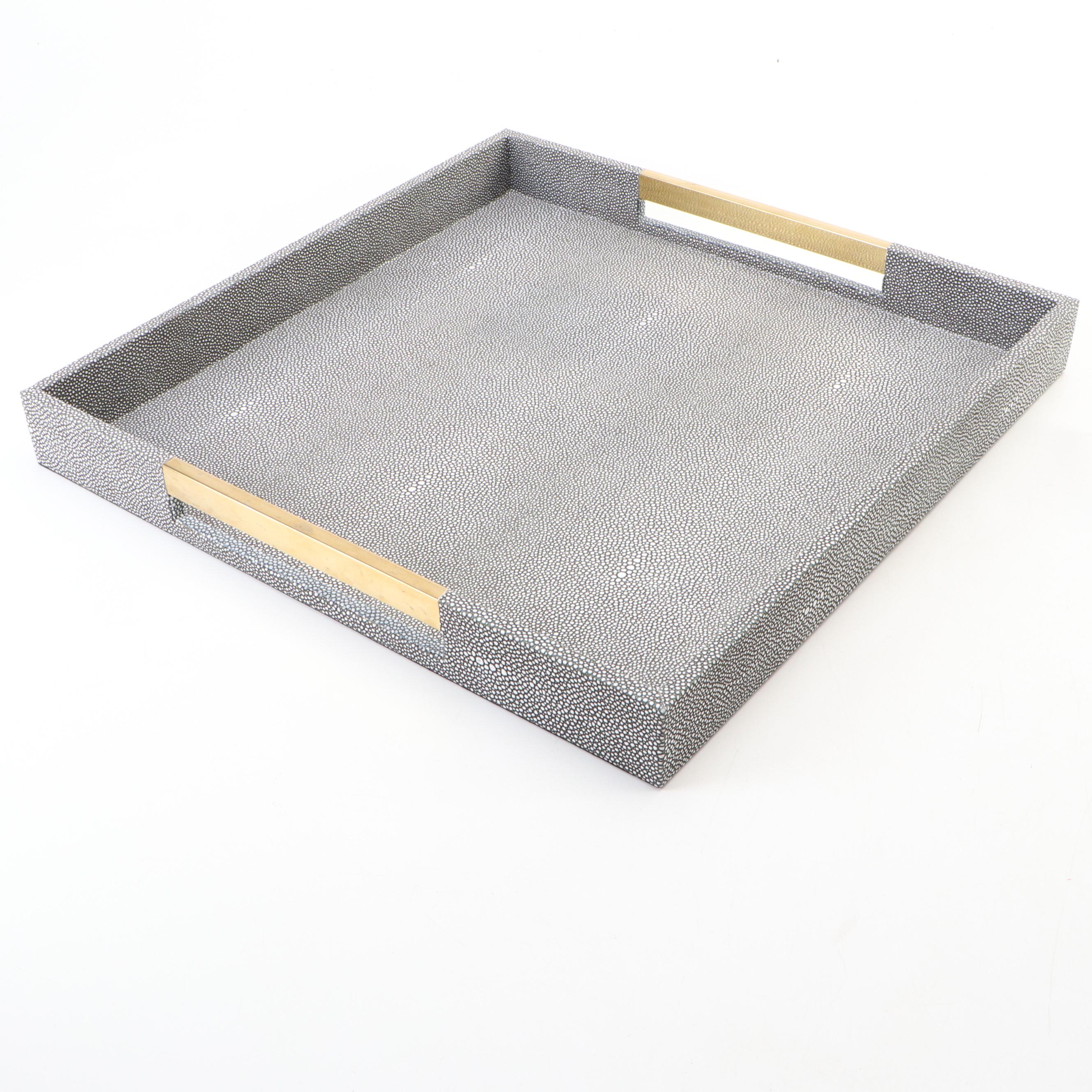 American Atelier Tray with Sea Creature Figurines