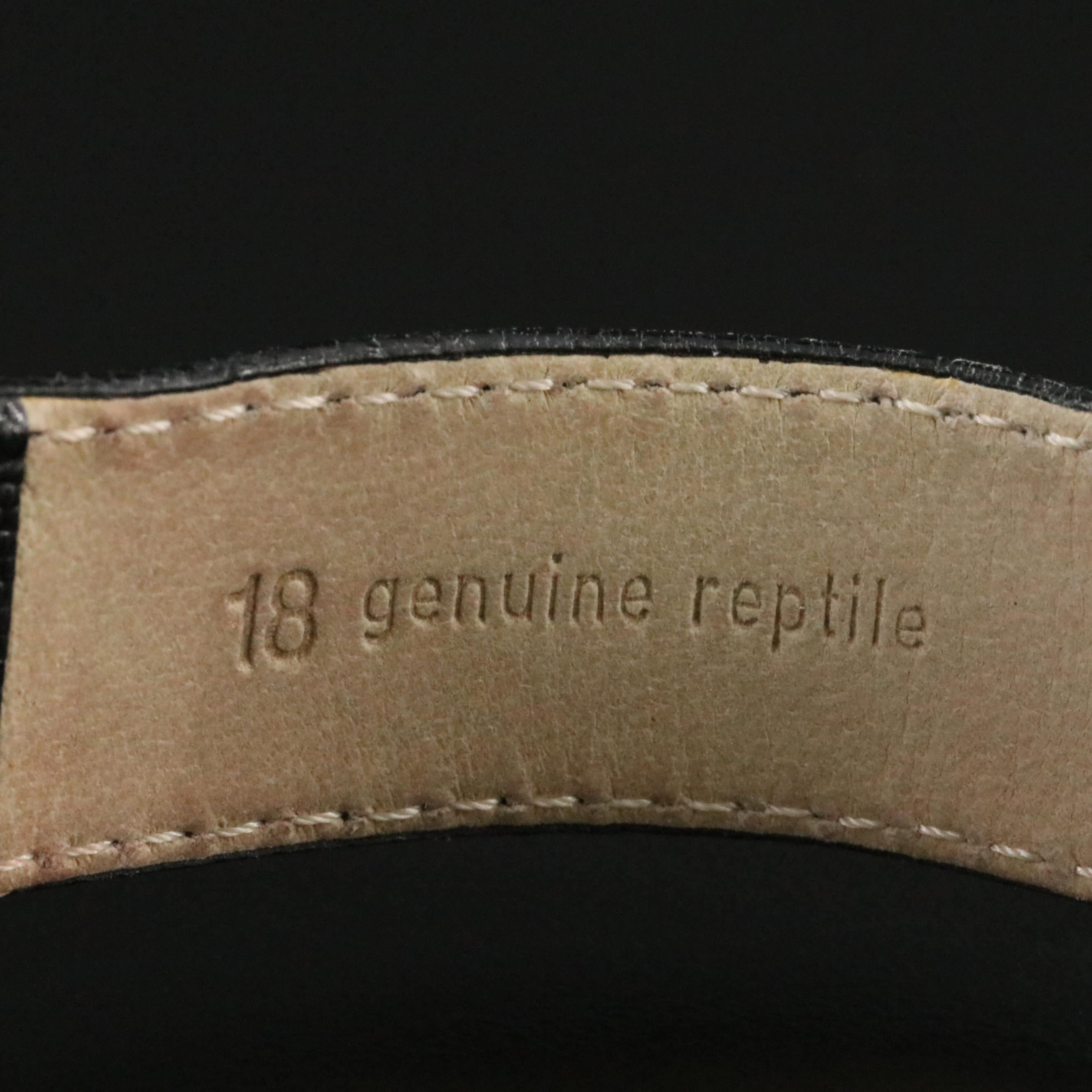 Tiffany & Co. 18K Gold White Dial Roman Numeral 27mm Quartz Watch