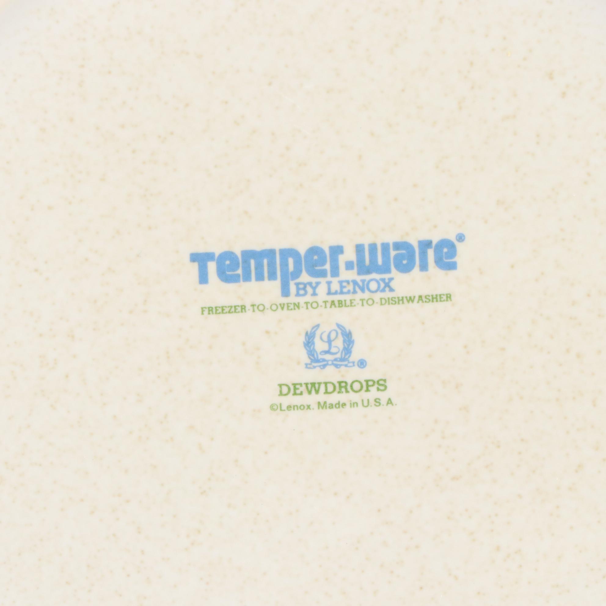 Lenox "Dewdrops" Temper-Ware Dinnerware & Bakeware