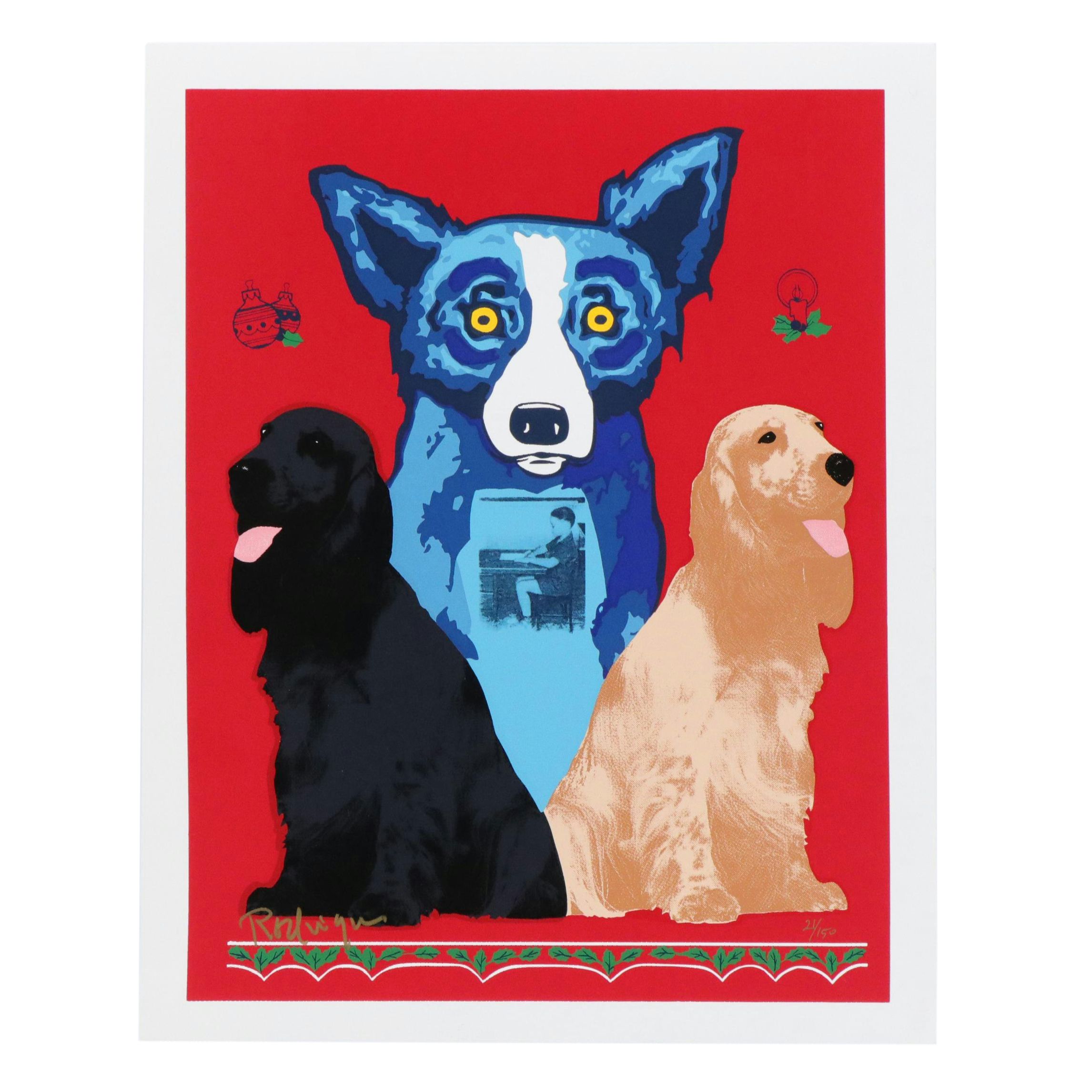 George Rodrigue Serigraph "George's Sweet Inspirations"