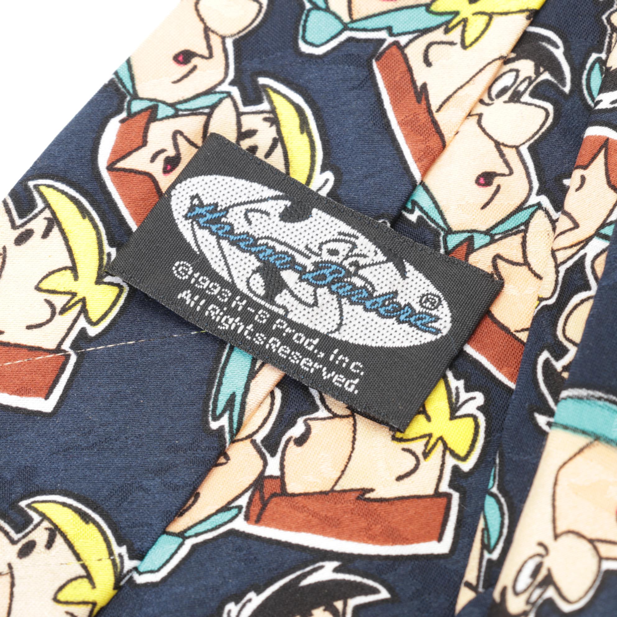 Walt Disney Mickey Mouse & Friends with Garfield, Flintstones & Dr. Seuss Ties