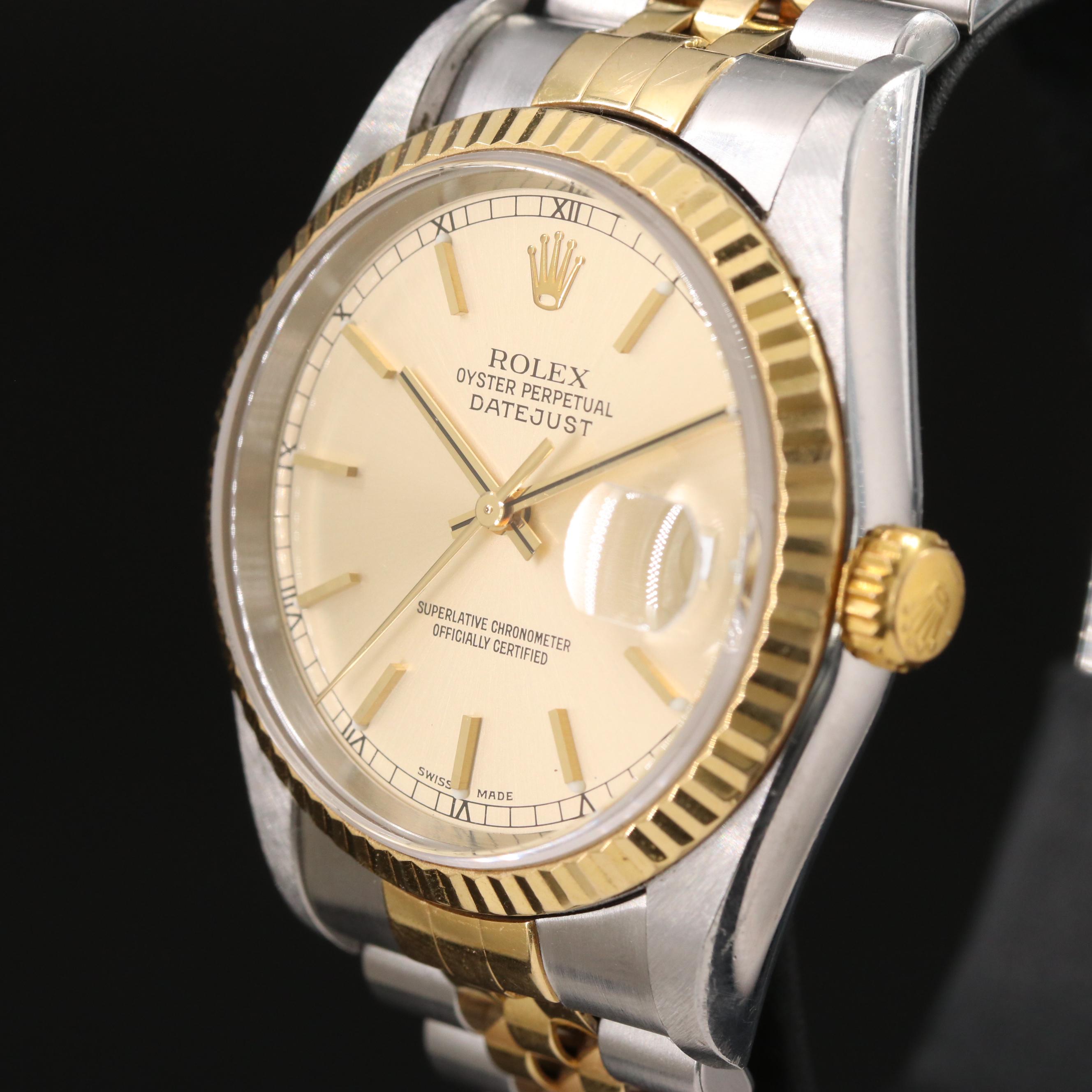 2001 Rolex Datejust Two-Tone Watch