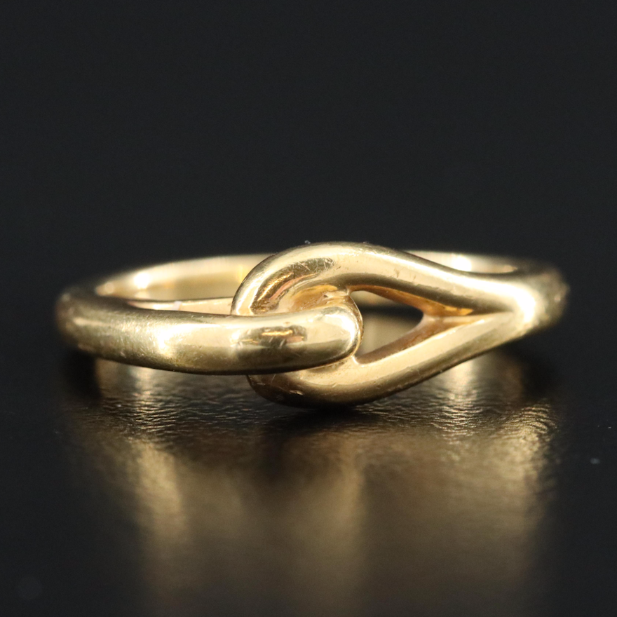 Tiffany & Co. 18K Interlocking Loops Ring | EBTH