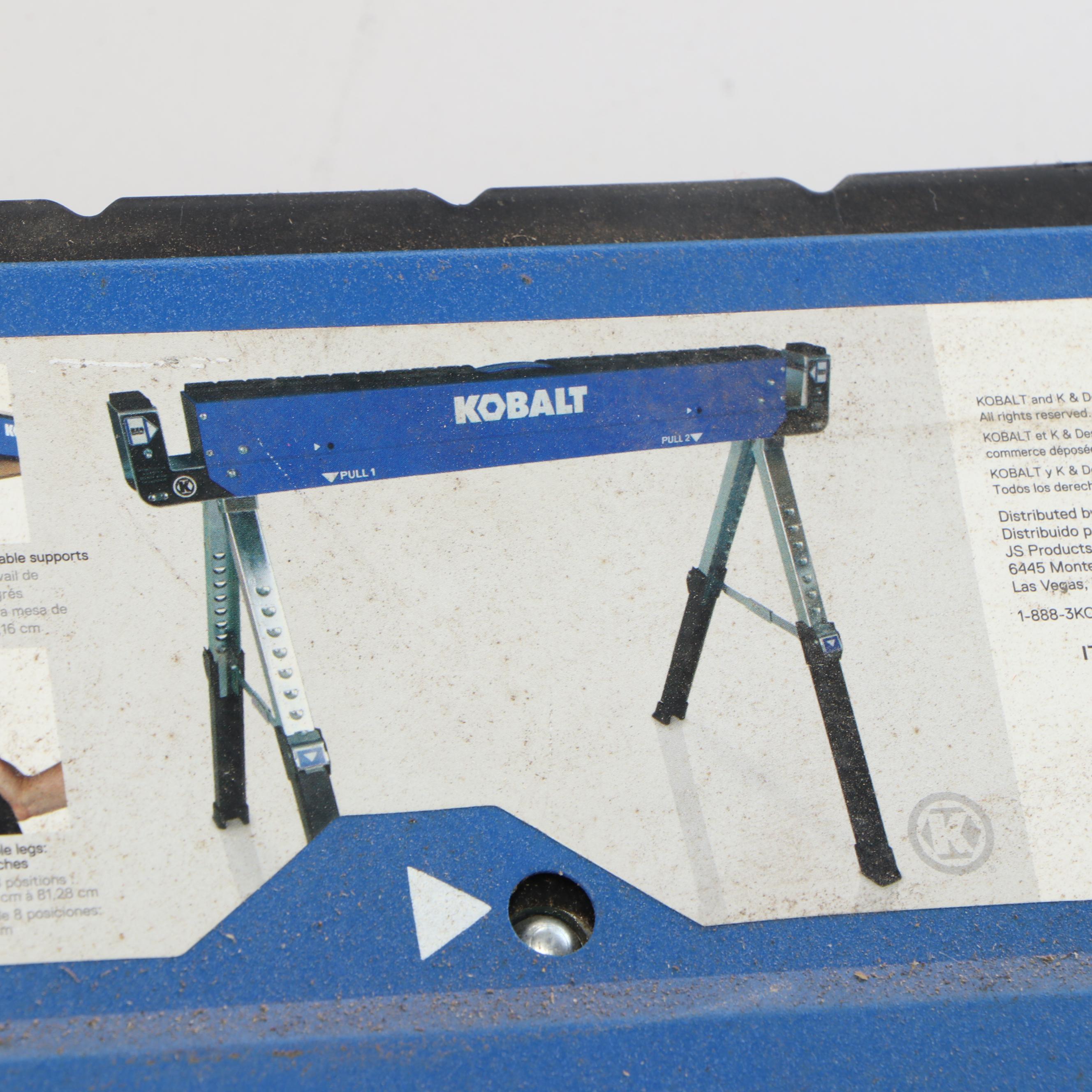 Pair of Kobalt 42" Adjustable Sawhorses