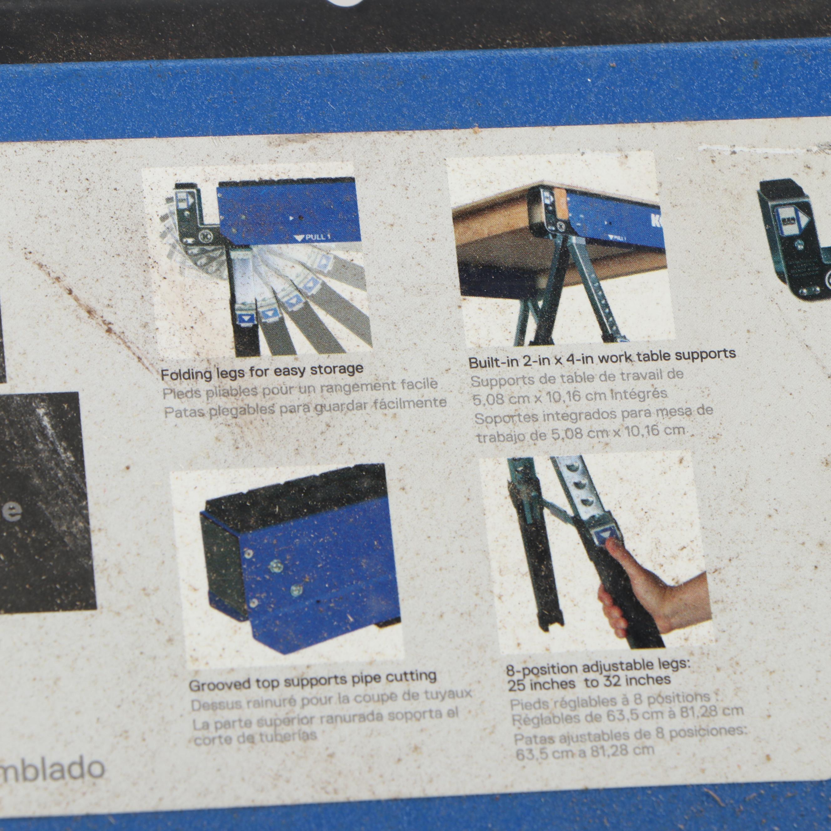 Pair of Kobalt 42" Adjustable Sawhorses