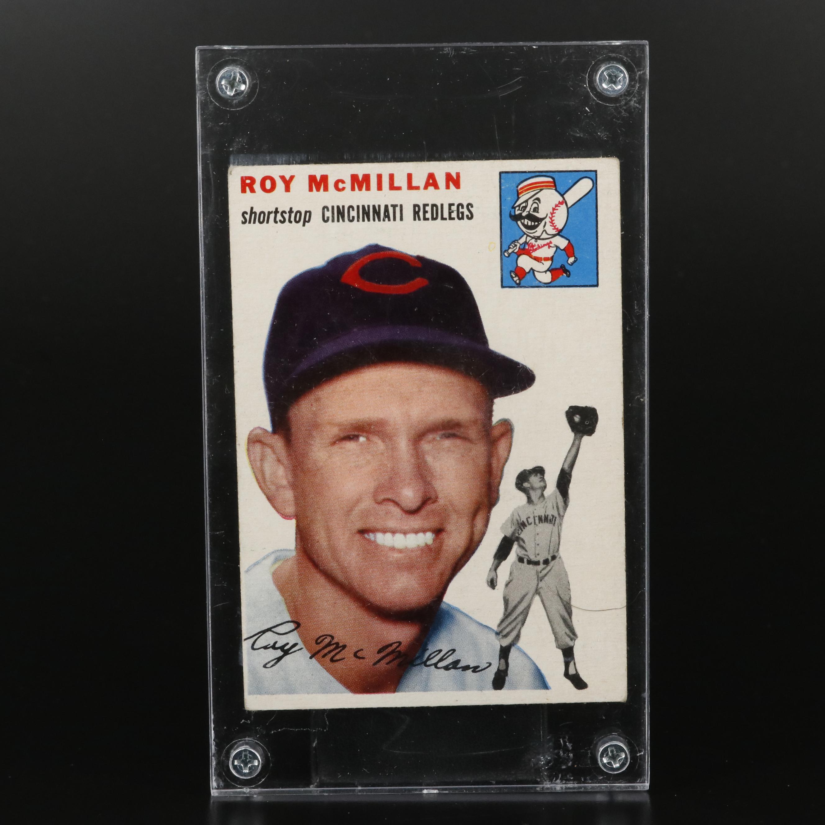 1954 Topps Roy McMillan Cincinnati Reds Baseball Card