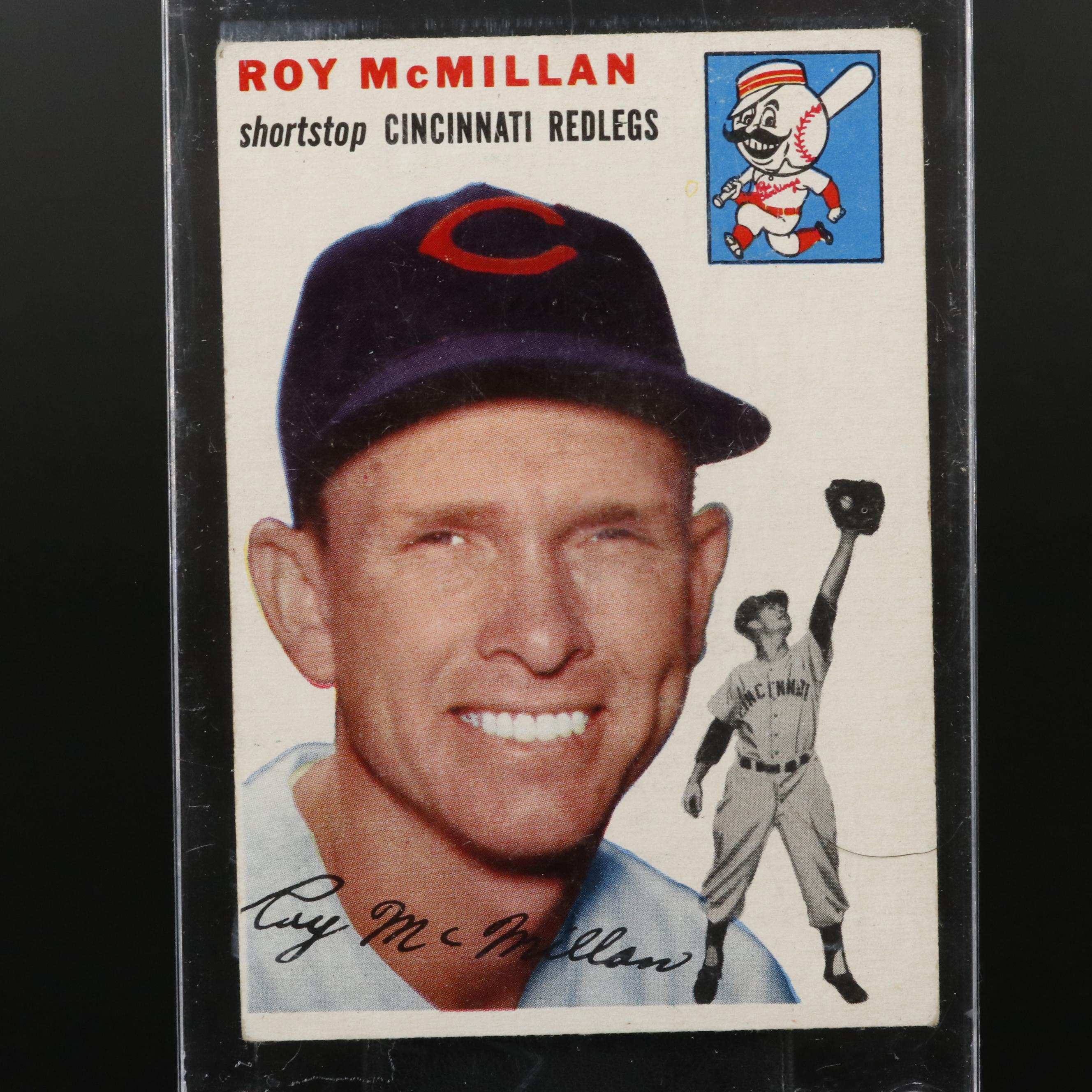 1954 Topps Roy McMillan Cincinnati Reds Baseball Card
