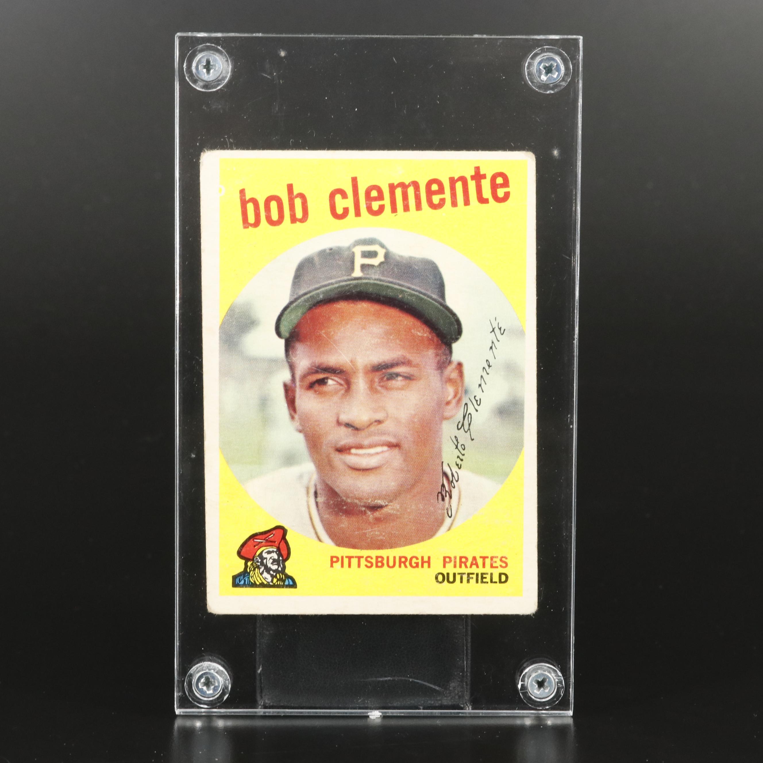 1959 Topps Roberto Clemente Pittsburgh Pirates Baseball Card
