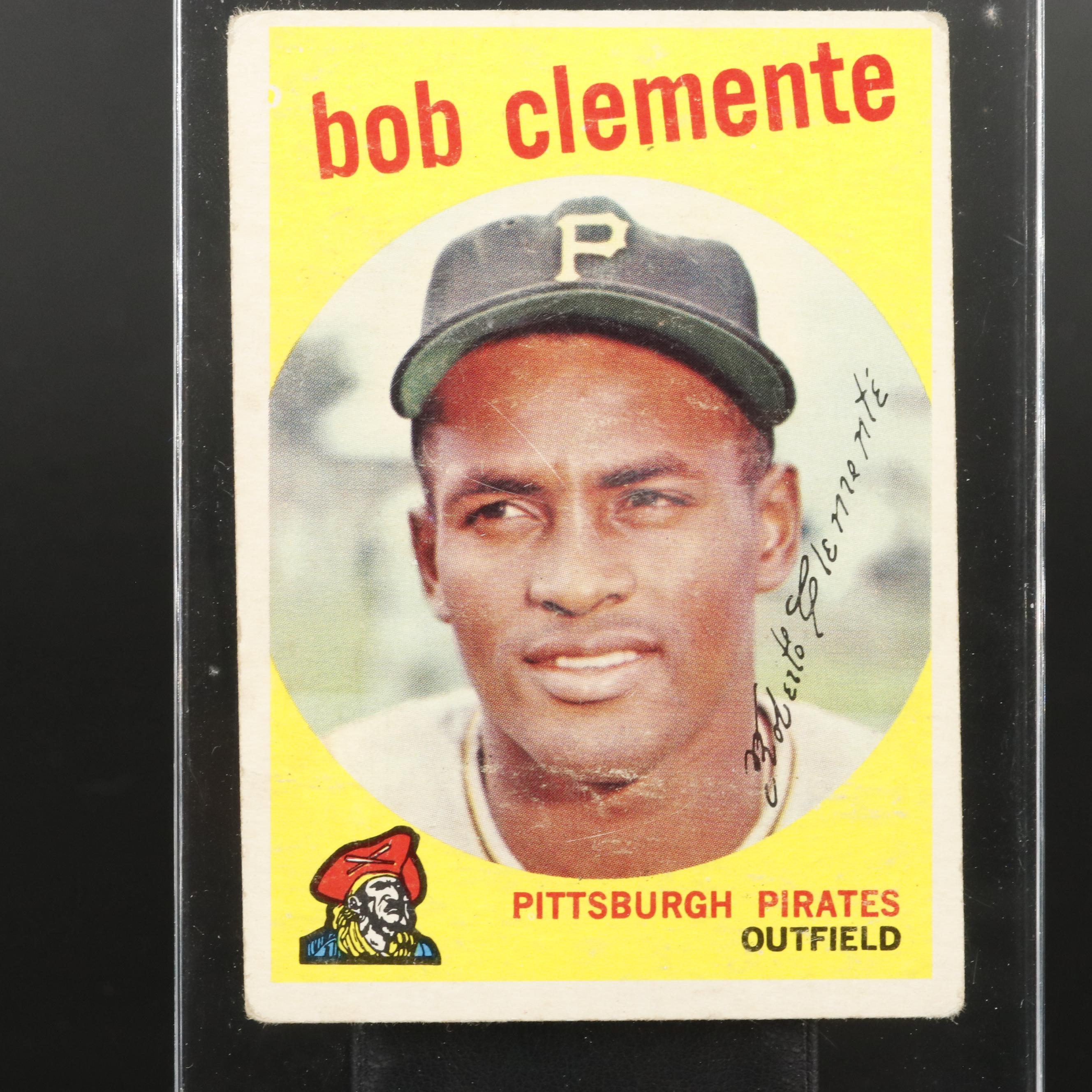 1959 Topps Roberto Clemente Pittsburgh Pirates Baseball Card