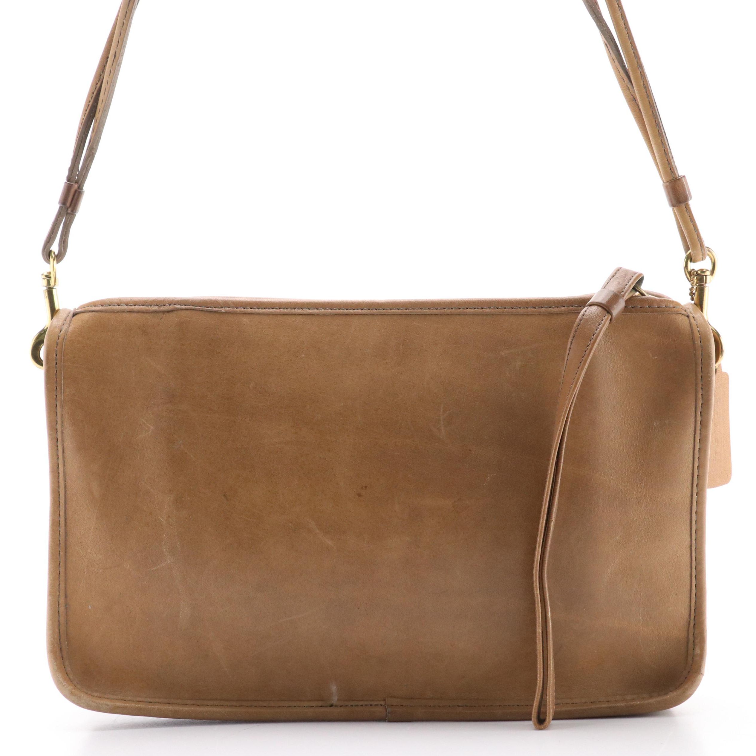Coach Vintage Companion Crossbody Bag in Brown Leather
