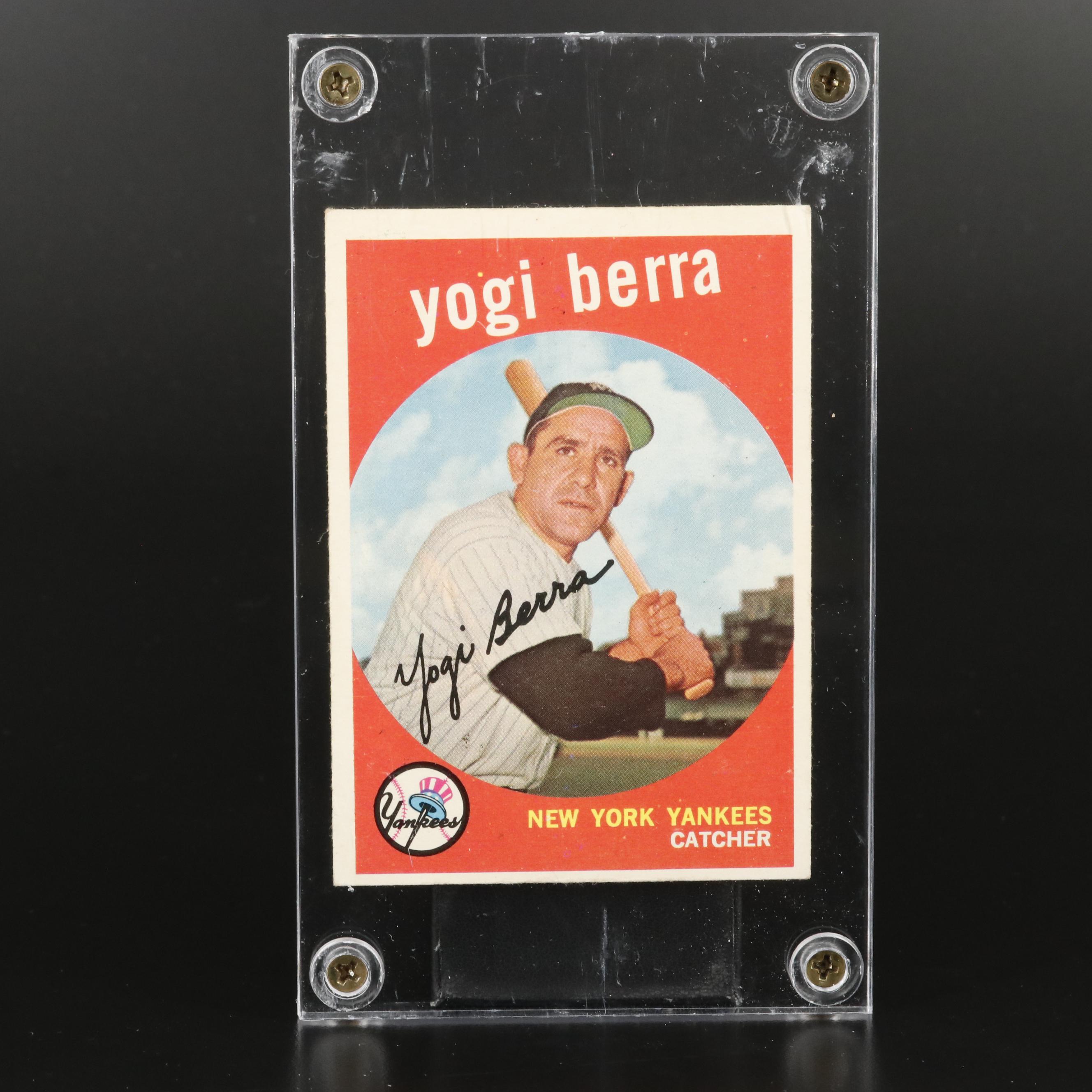 1959 Topps Yogi Berra New York Yankees Baseball Card