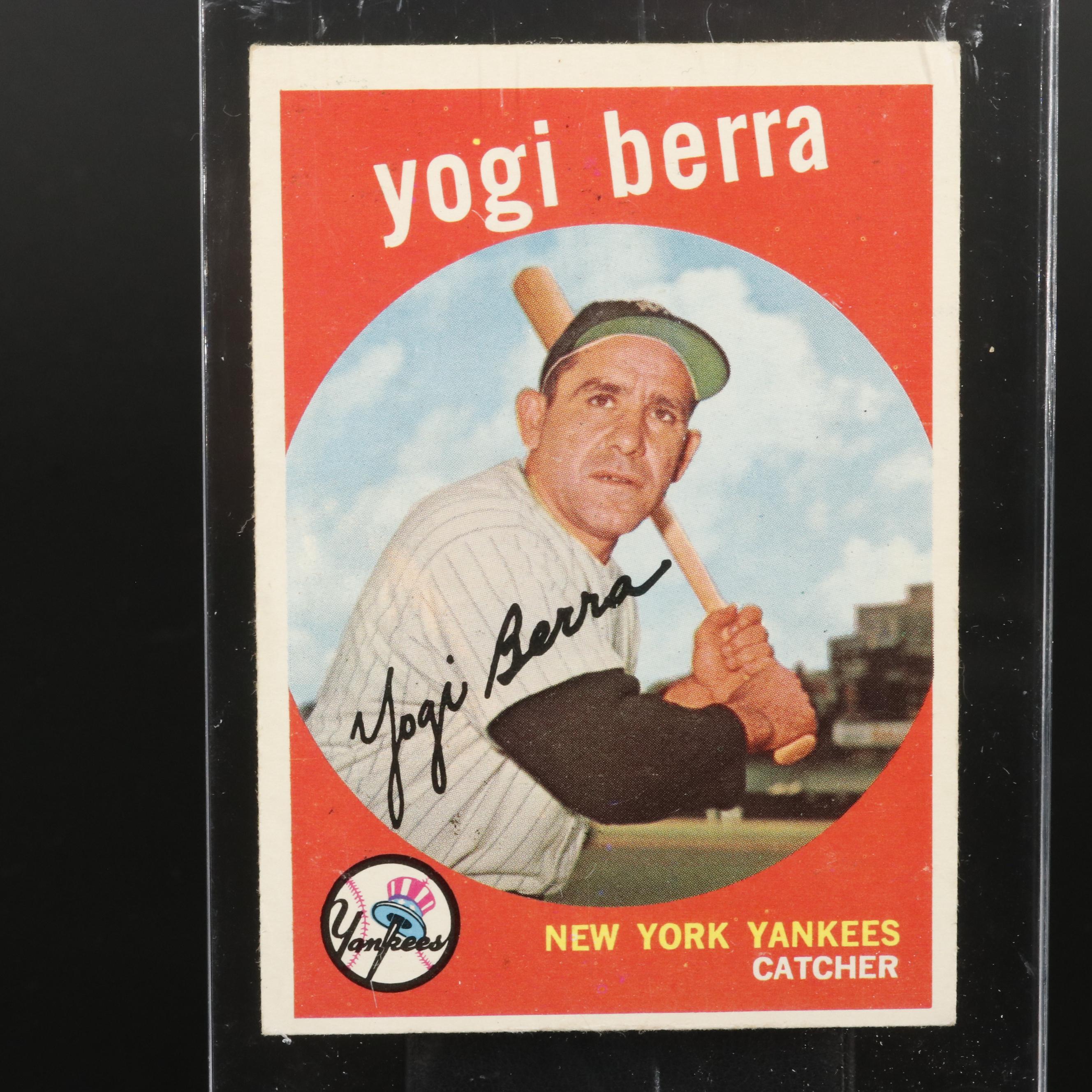 1959 Topps Yogi Berra New York Yankees Baseball Card