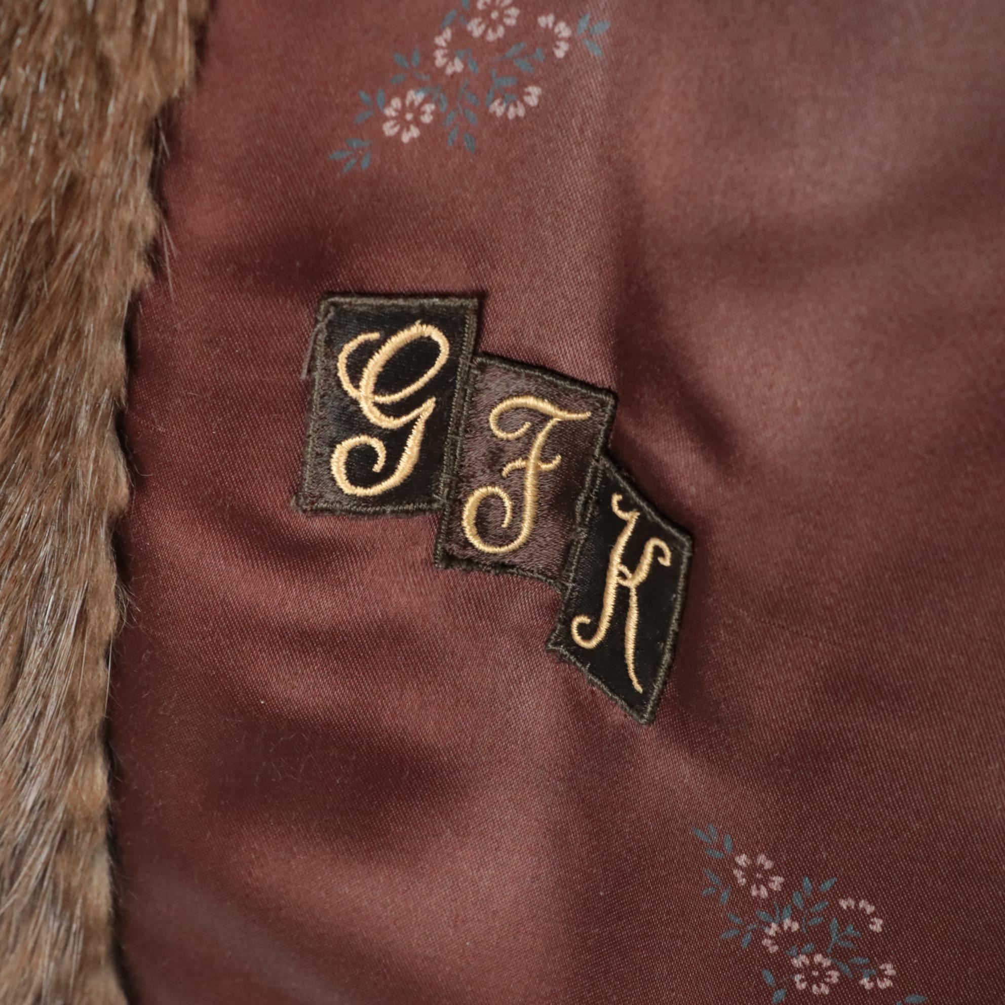 Natural Beaver Fur Coat, circa 1960