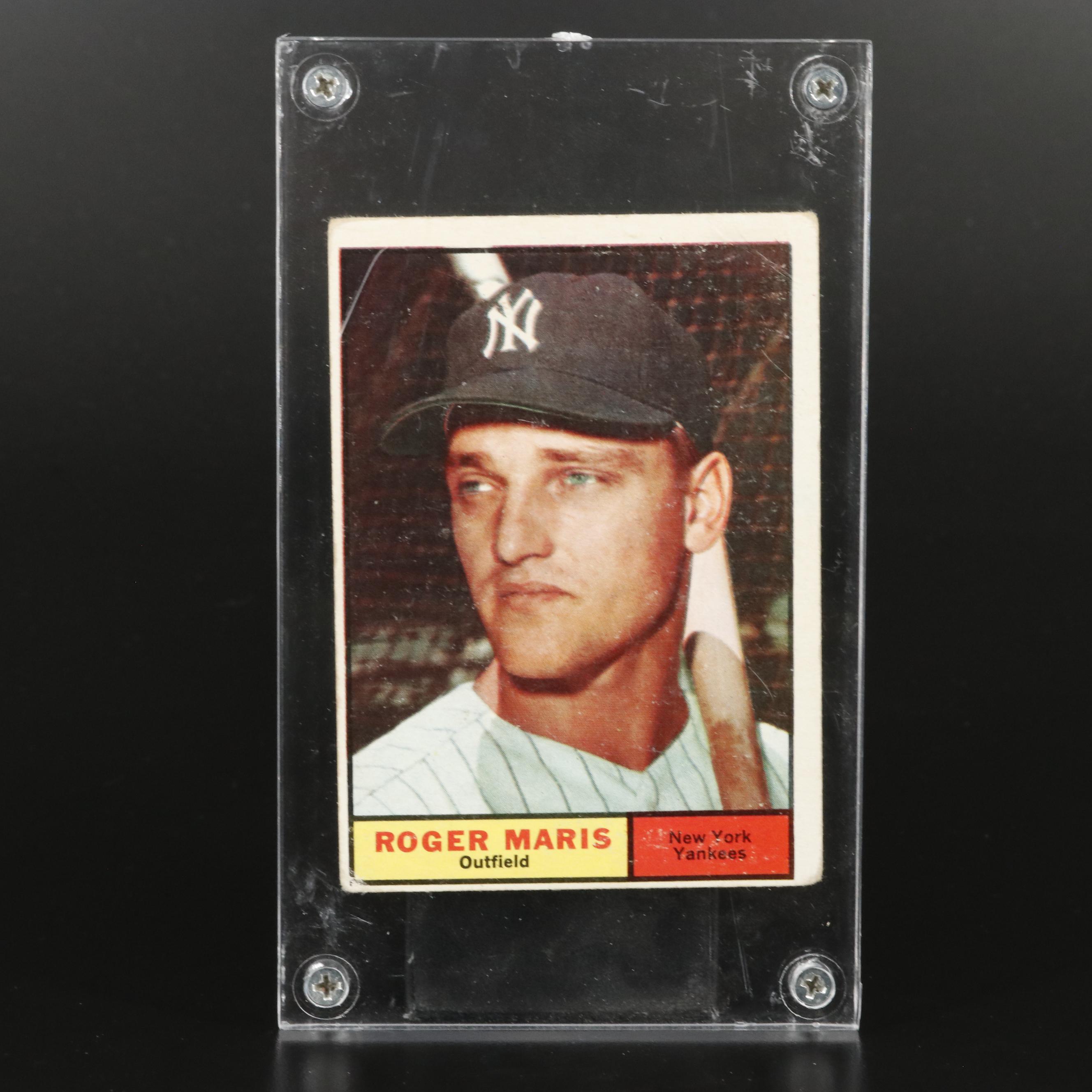 1961 Topps Roger Maris New York Yankees Baseball Card