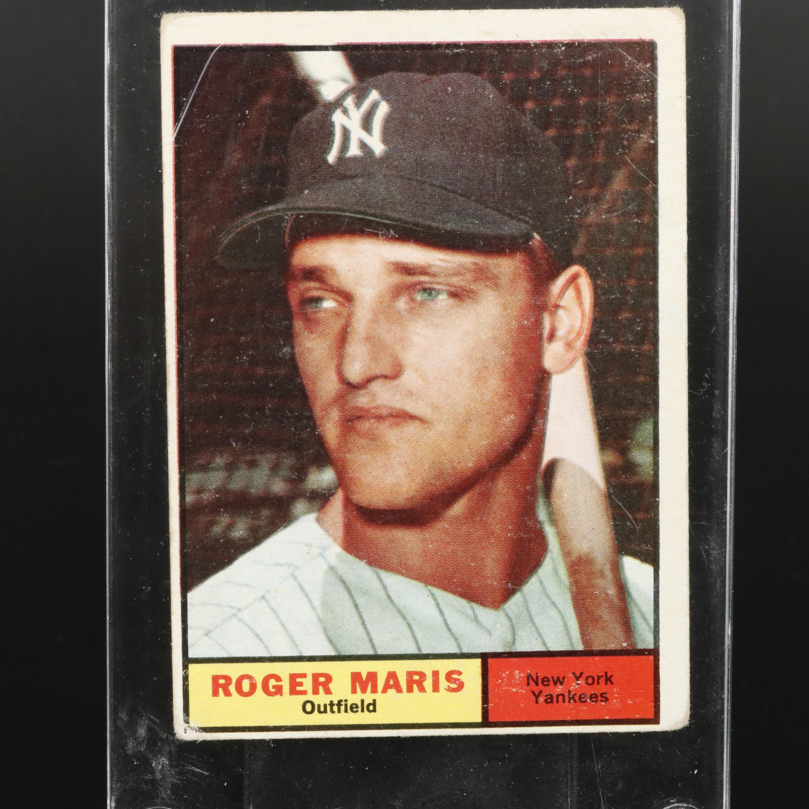 1961 Topps Roger Maris New York Yankees Baseball Card