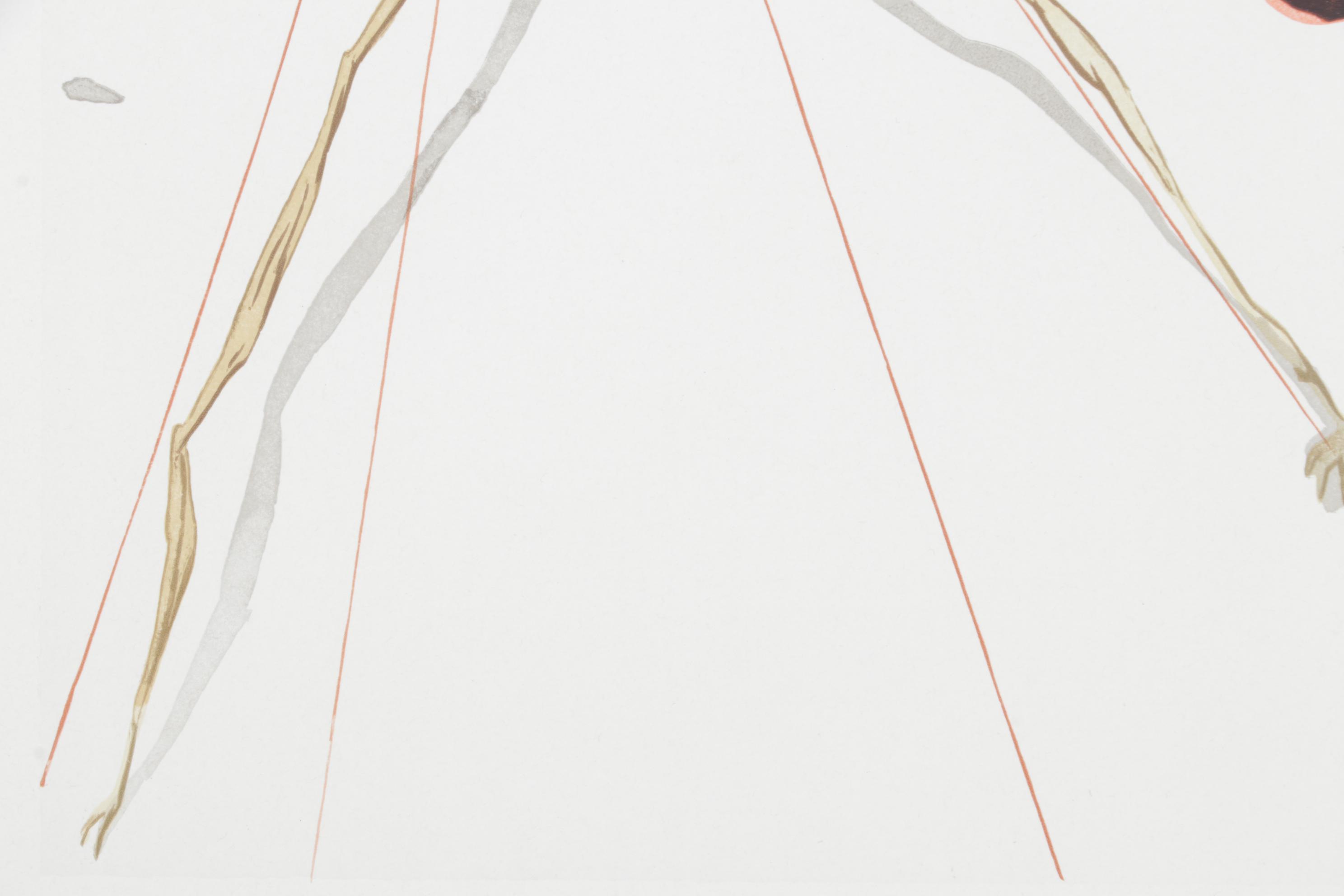 Salvador Dalí Wood Engraving "Quittant la corniche de la colere," 1960 – 1964