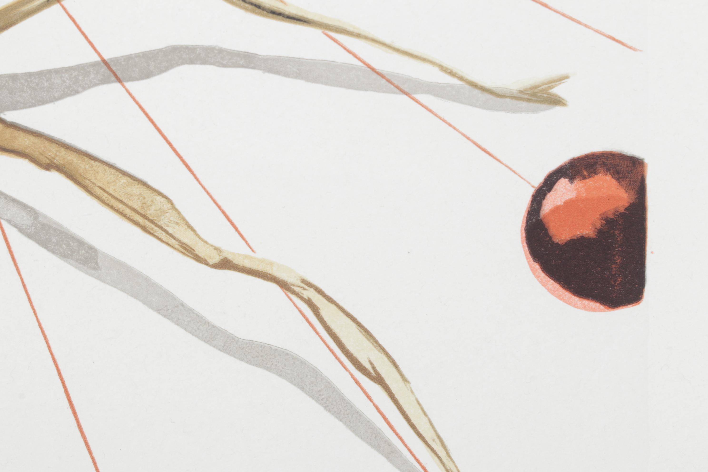 Salvador Dalí Wood Engraving "Quittant la corniche de la colere," 1960 – 1964