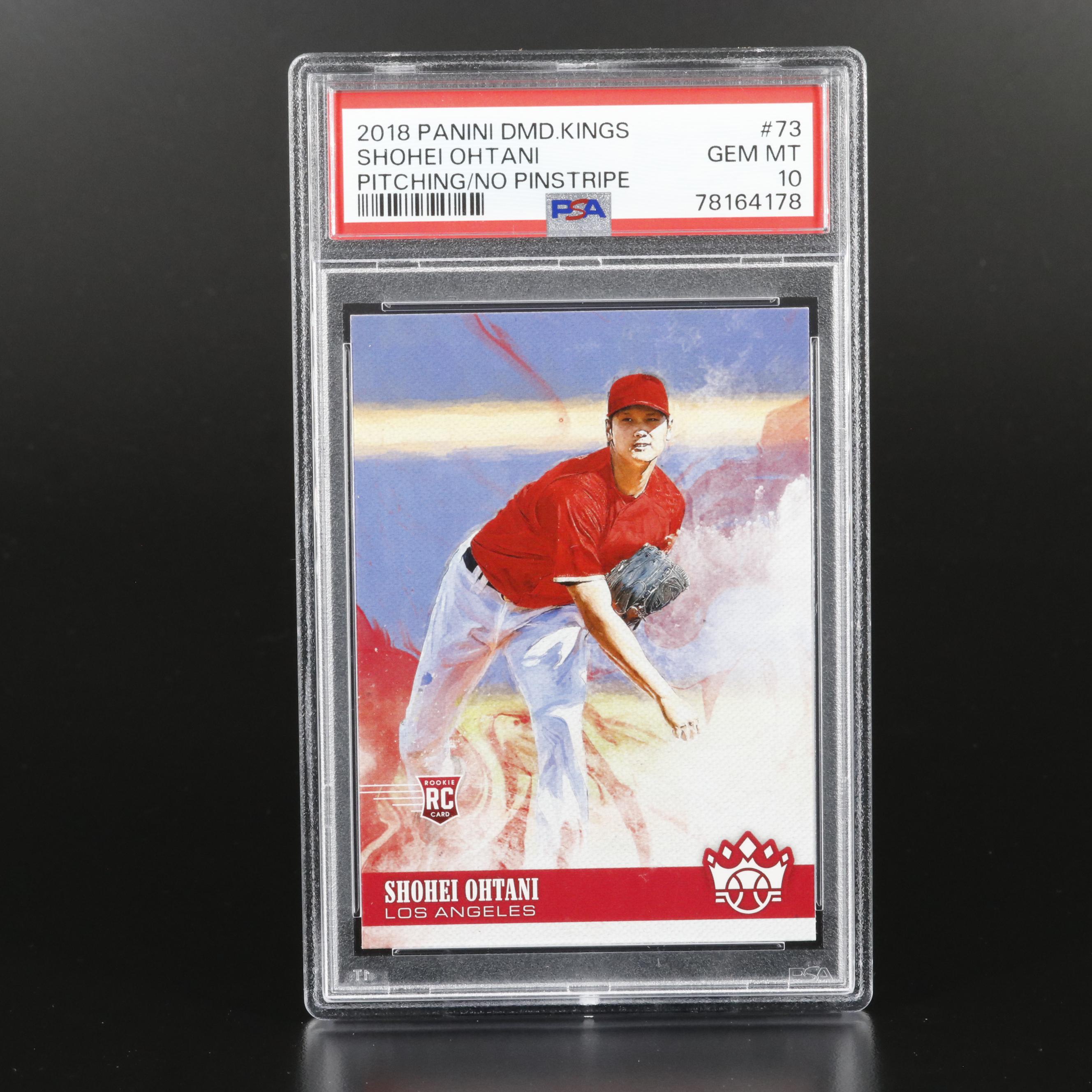 2018 Diamond Kings Shohei Ohtani Rookie Baseball Card Graded PSA 10