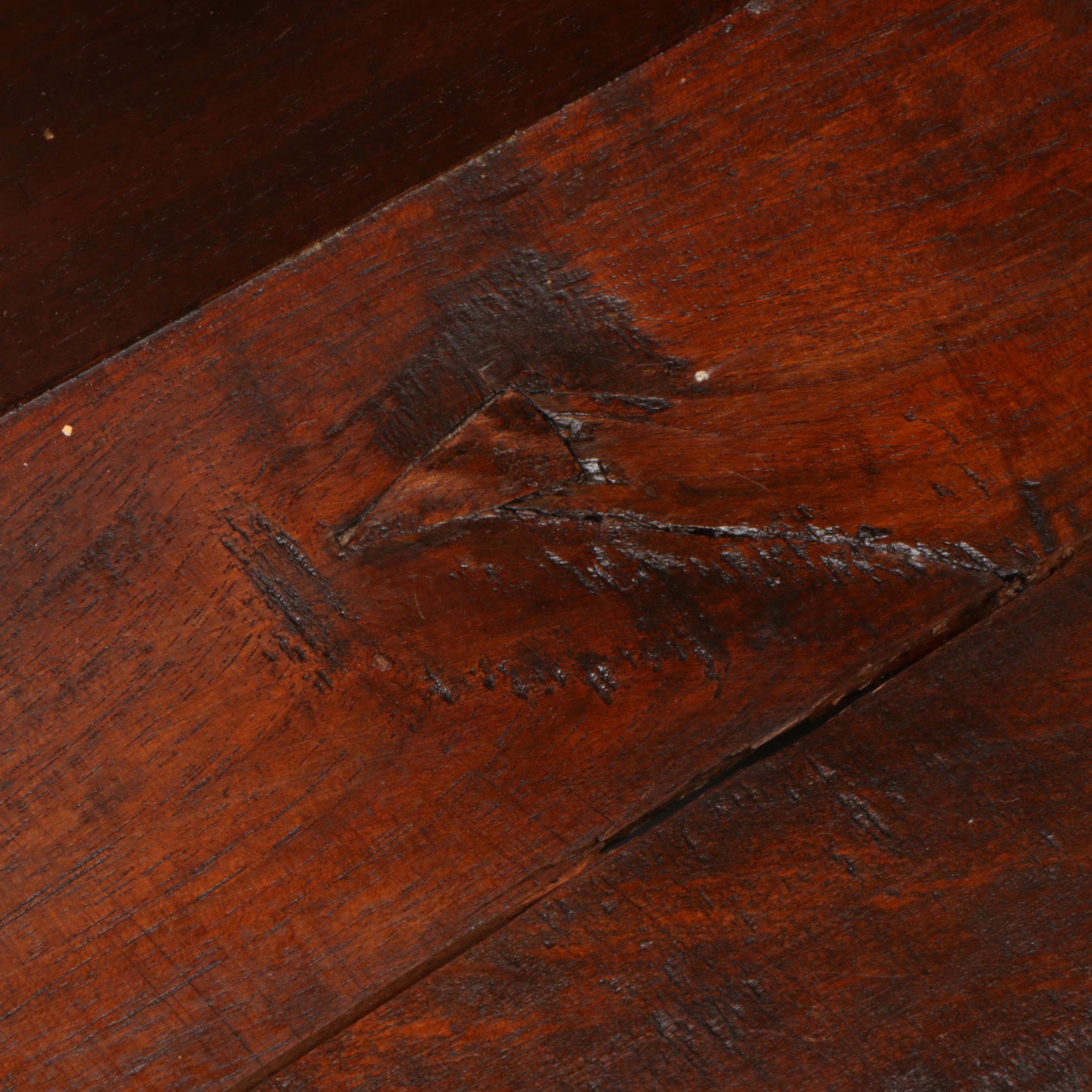 Antique European Carved Walnut Table Casket, 18th/19th Century