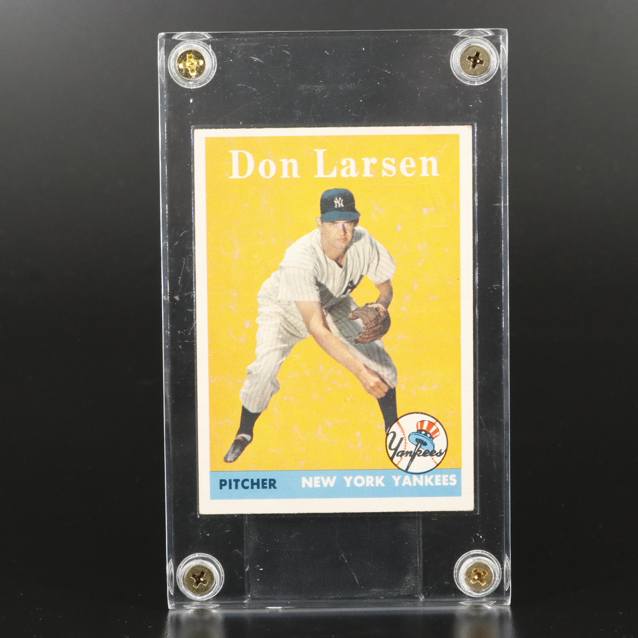 1958 Topps Don Larsen New York Yankees Baseball Card