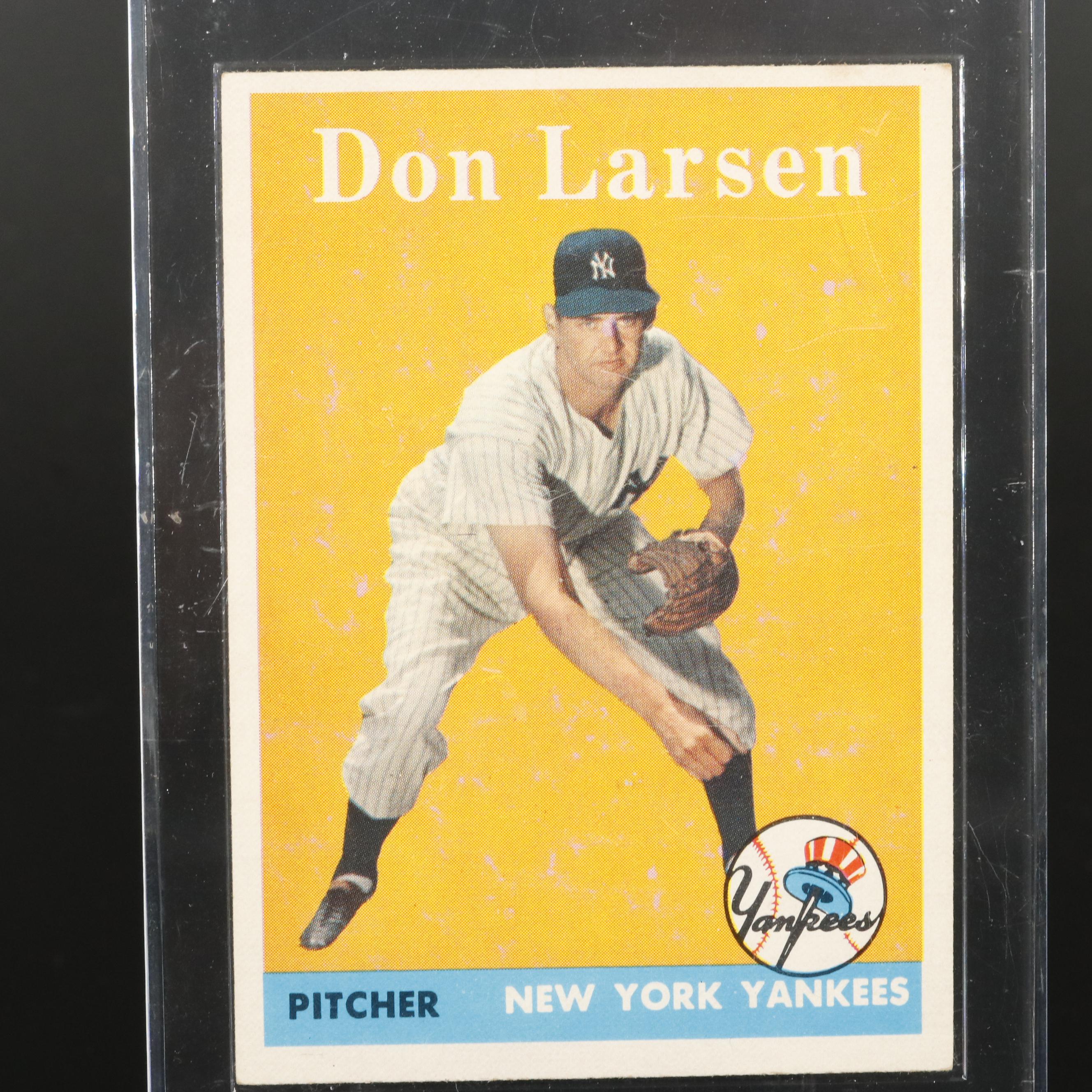 1958 Topps Don Larsen New York Yankees Baseball Card