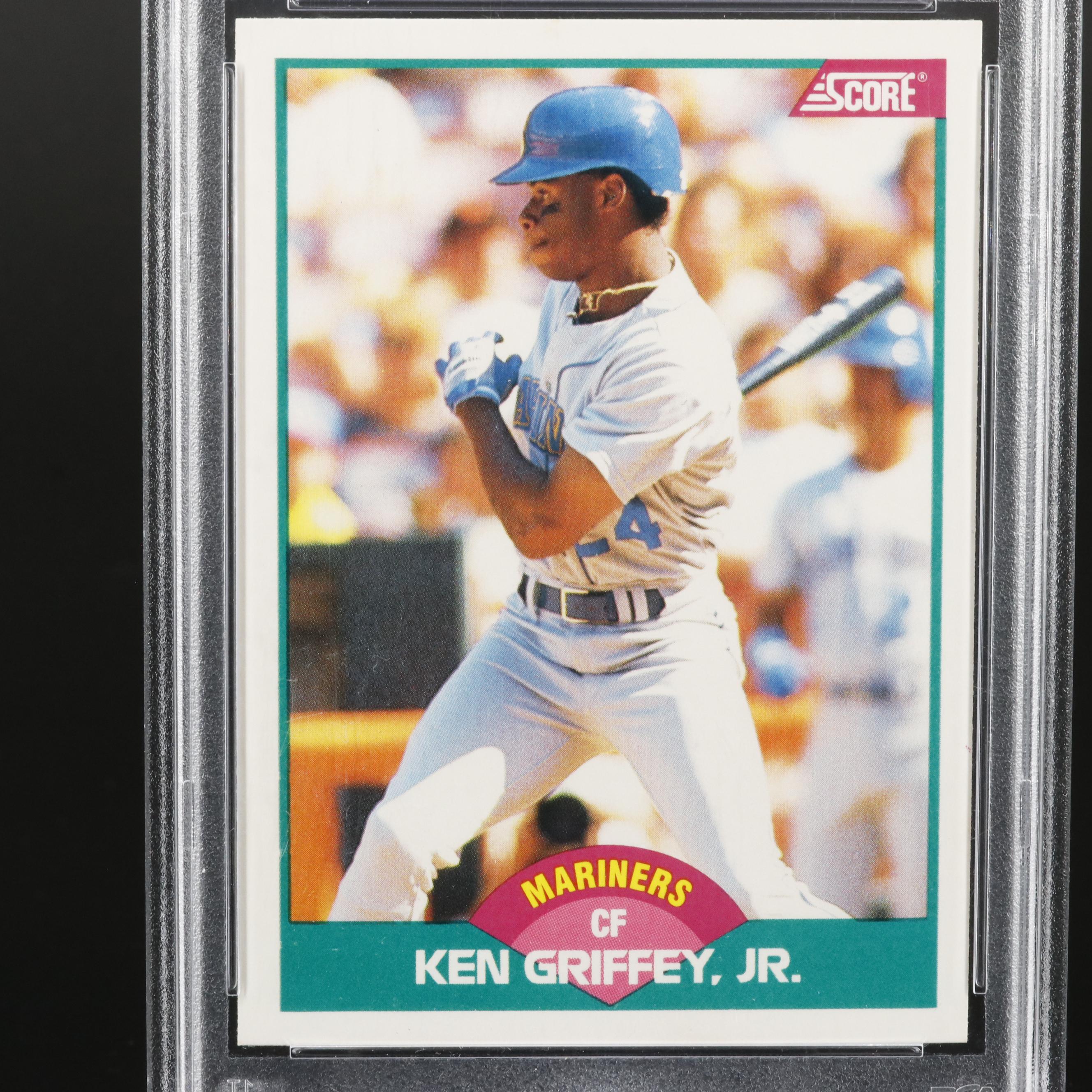 1989 Score Traded Ken Griffey Jr. Seattle Mariners Rookie Card Graded PSA 10