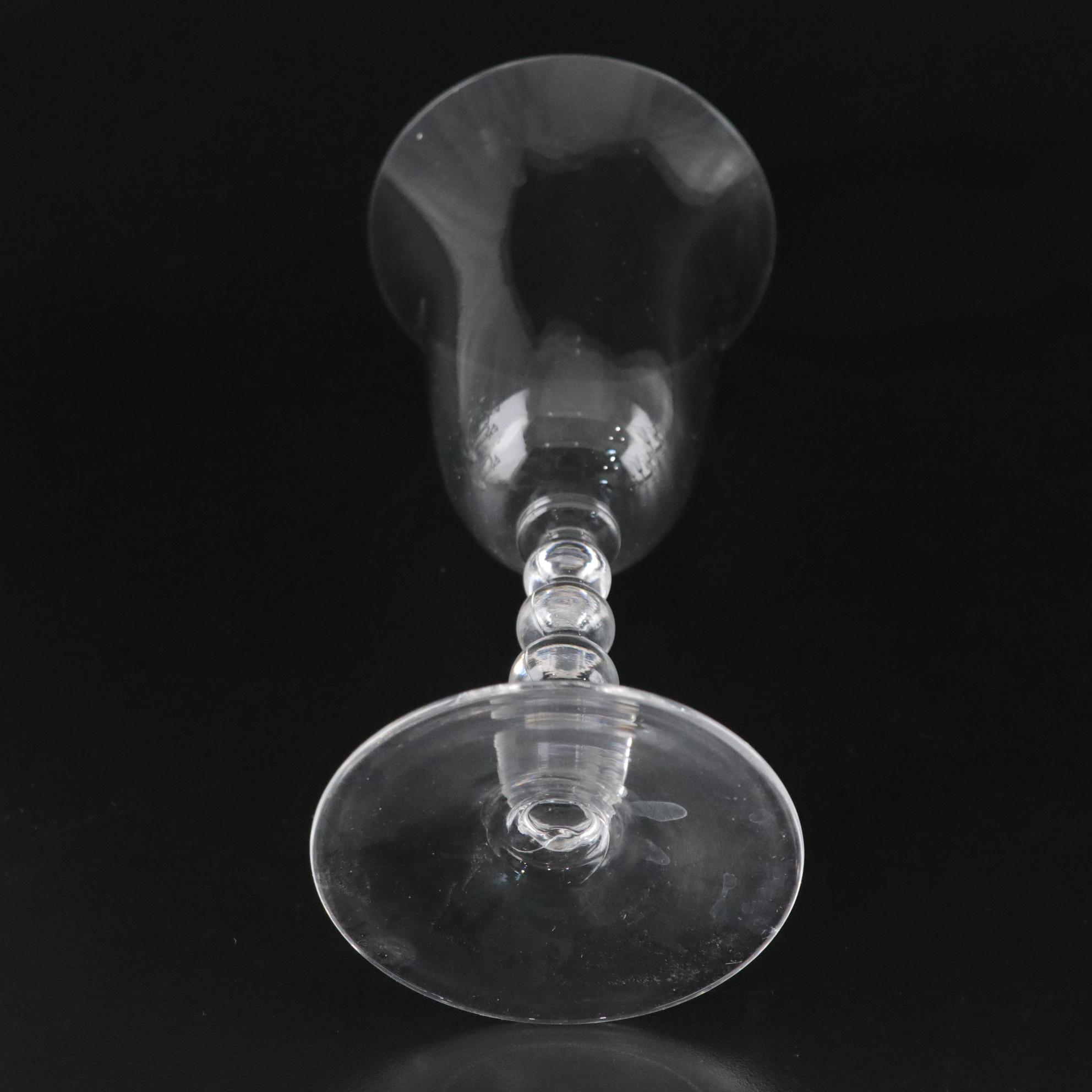 Imperial Glass "Candlewick" and "Double Heart" Set of Glassware & Candle Holders