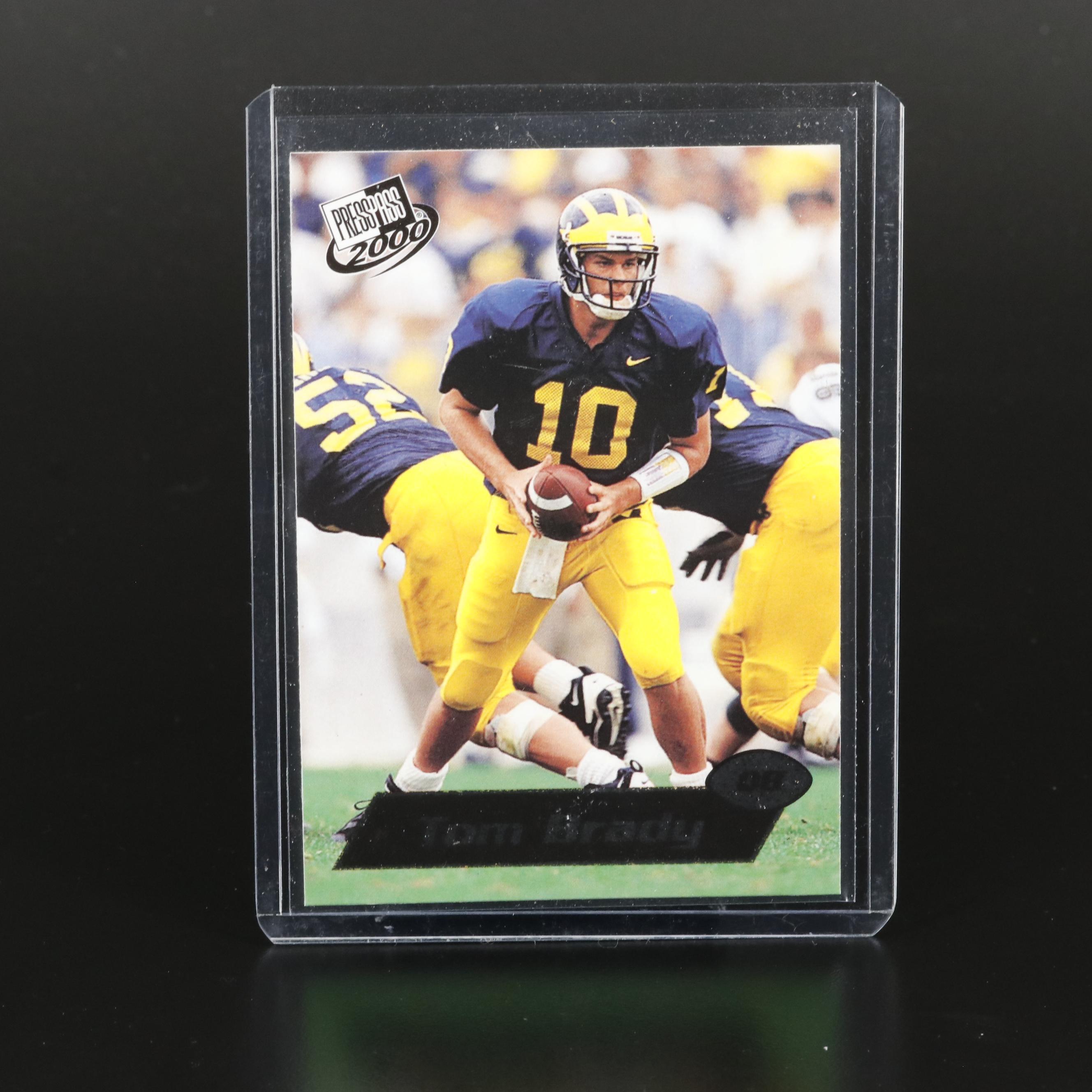 2000 Press Pass Tom Brady Rookie Football Card