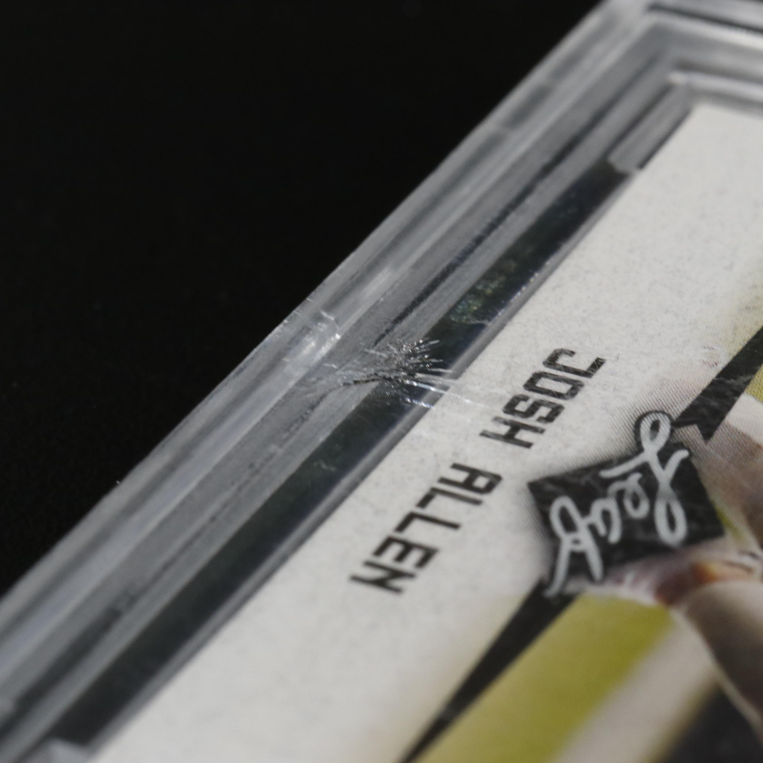 2018 Leaf Josh Allen Rookie Star Football Card Graded BCCG 10