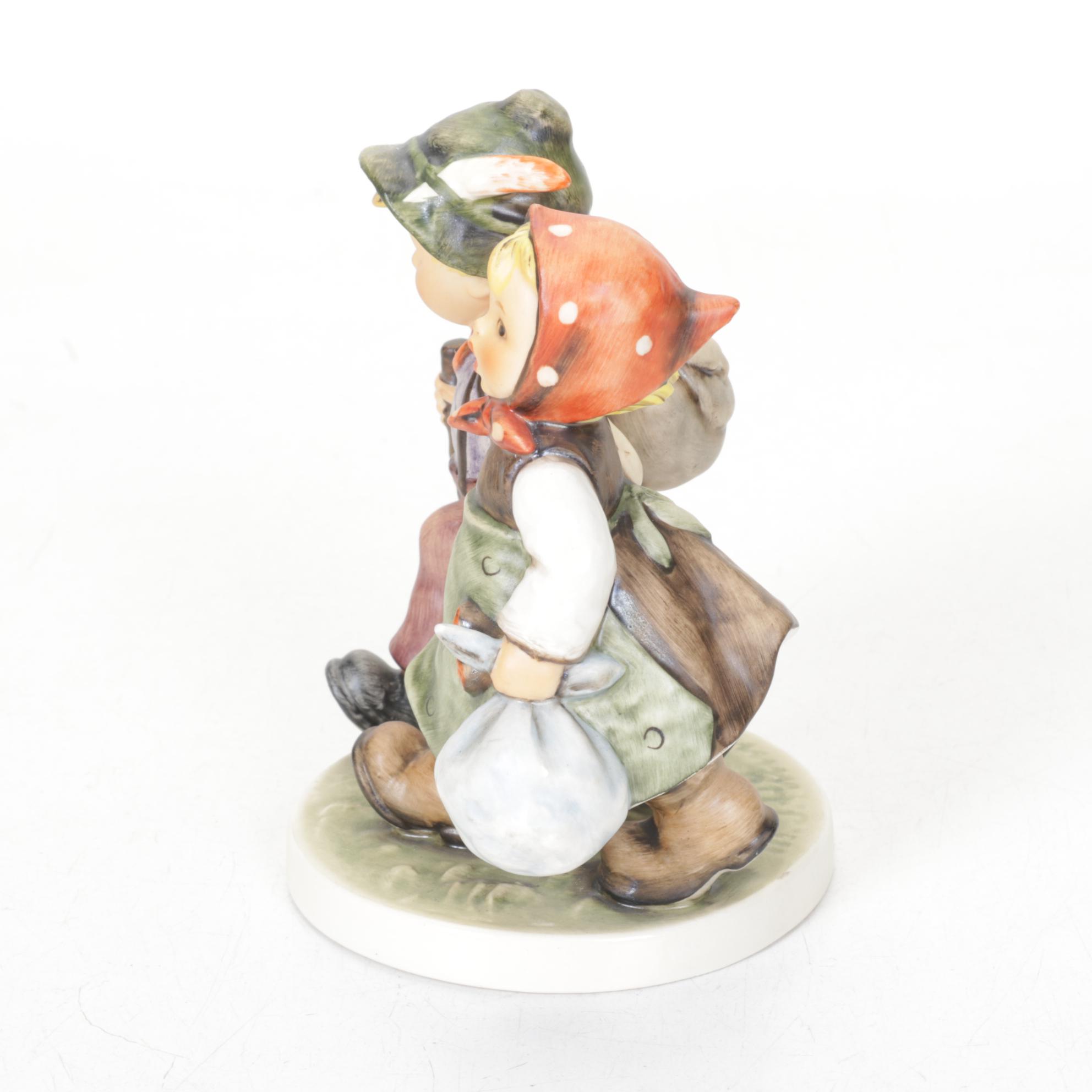 Goebel "Going Home", "Smart Little Sister" & "For Mother" Hummel Porcelain Set