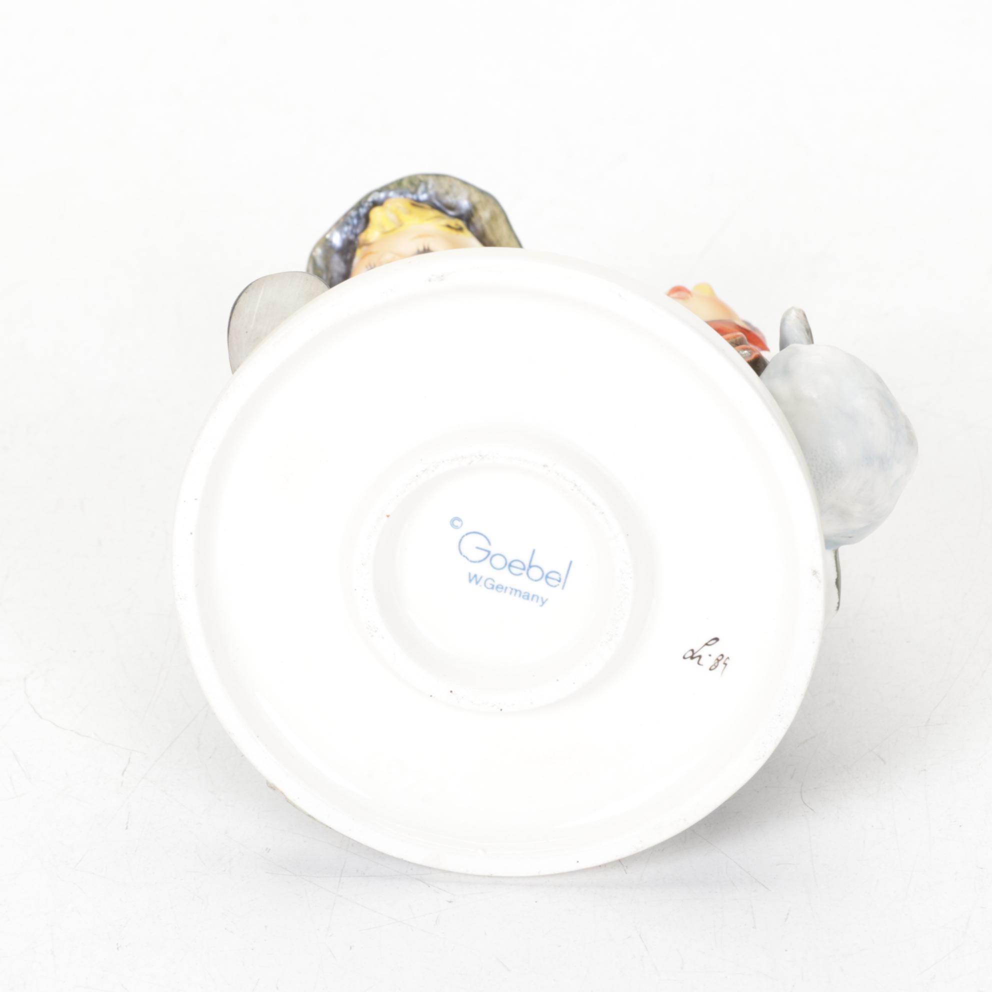 Goebel "Going Home", "Smart Little Sister" & "For Mother" Hummel Porcelain Set