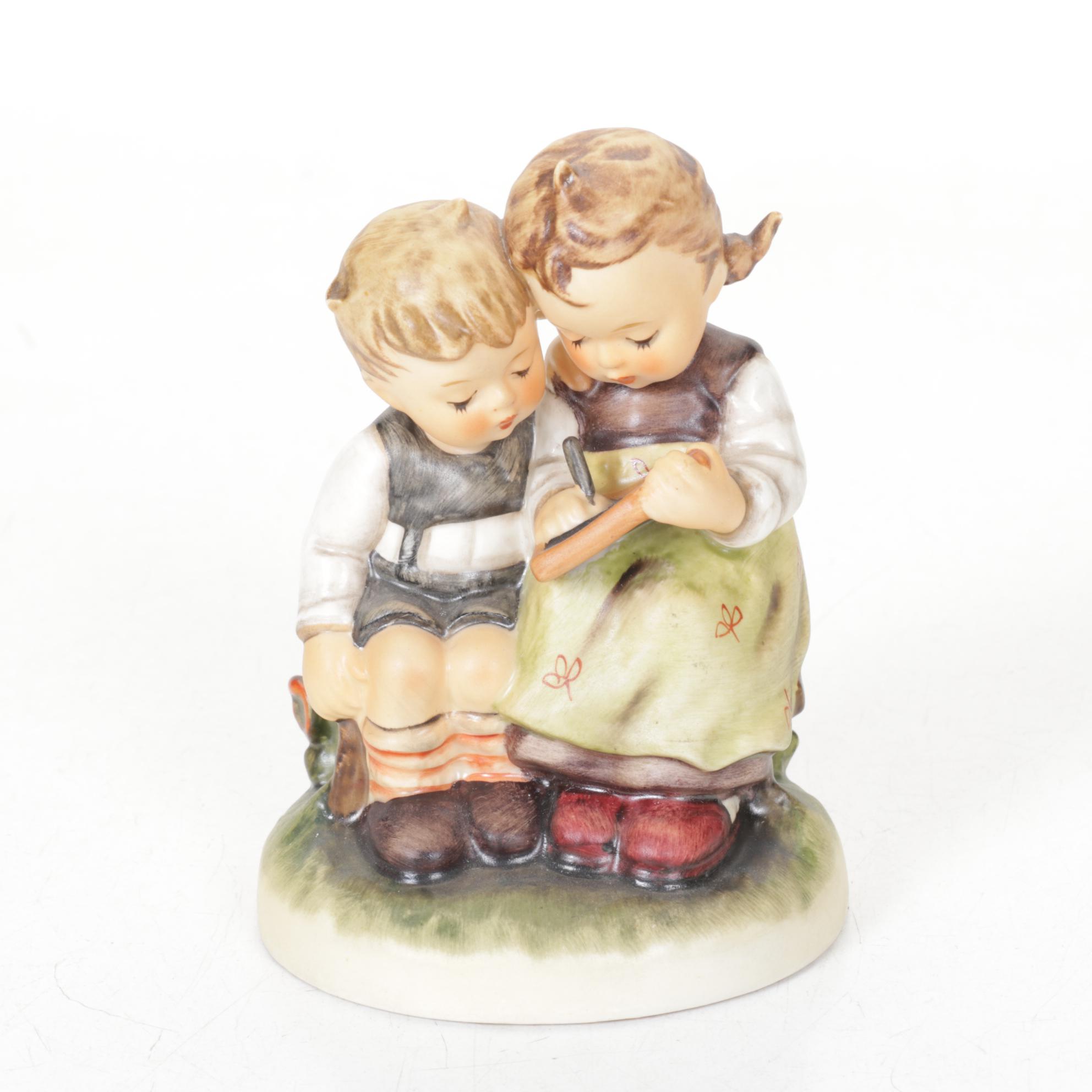 Goebel "Going Home", "Smart Little Sister" & "For Mother" Hummel Porcelain Set