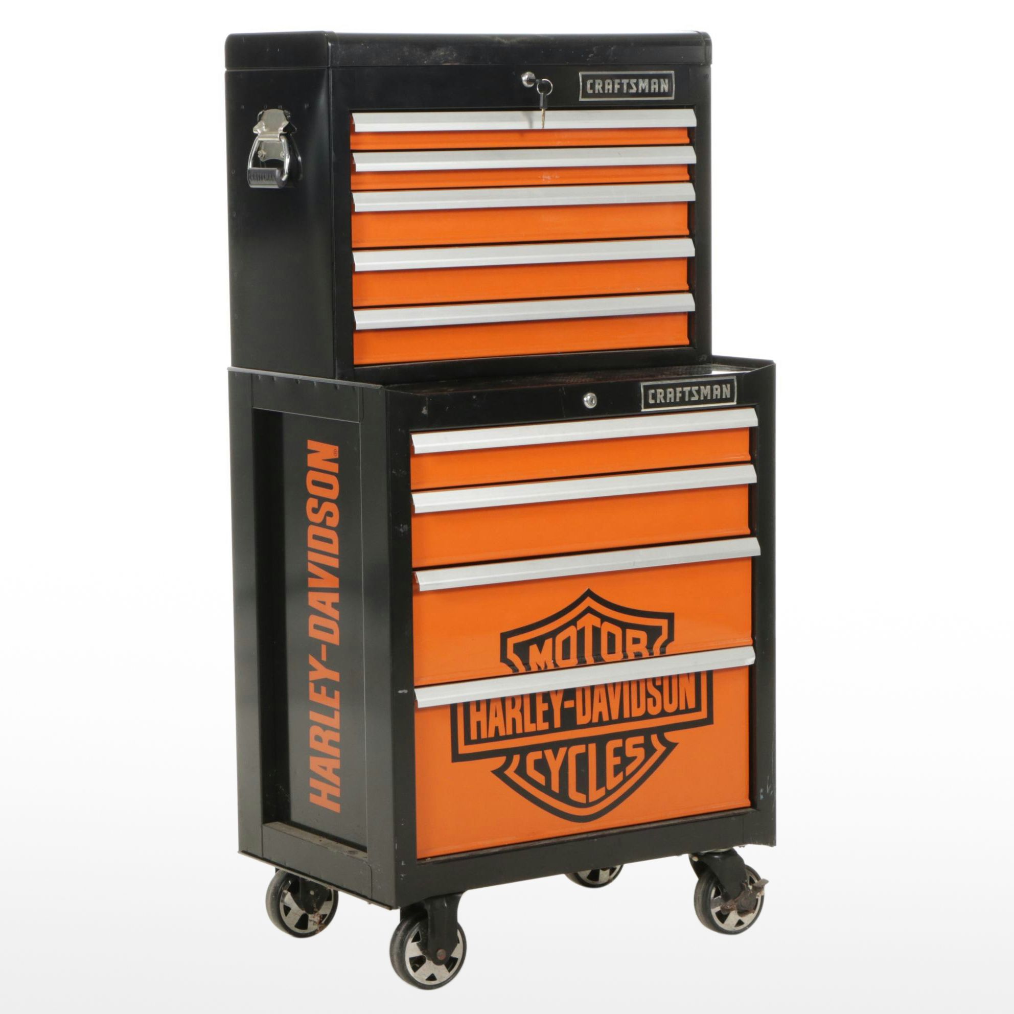 Craftsman Harley-Davidson Edition Two-Part Rolling Tool Chest
