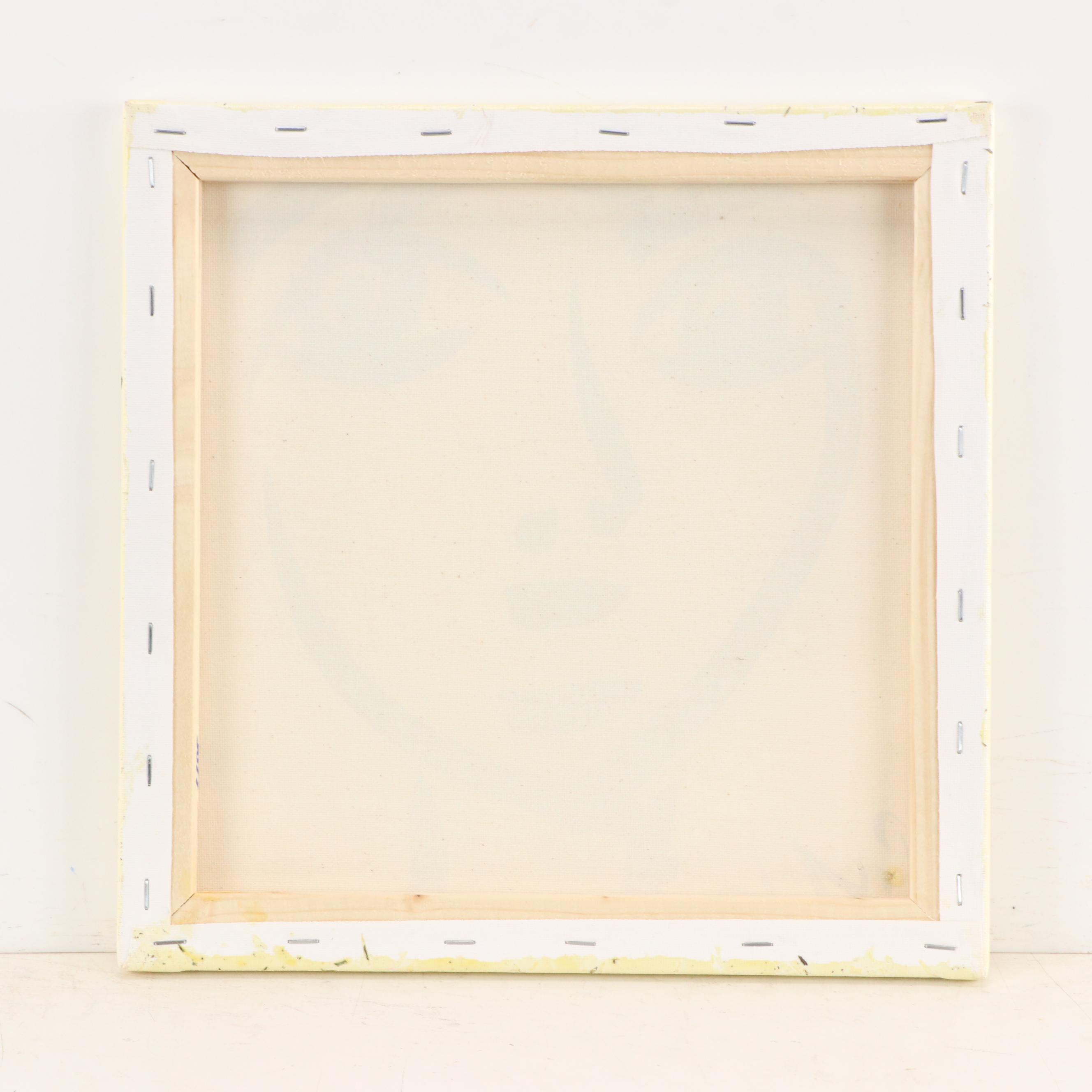 Peter Keil Abstract Portrait Acrylic Painting