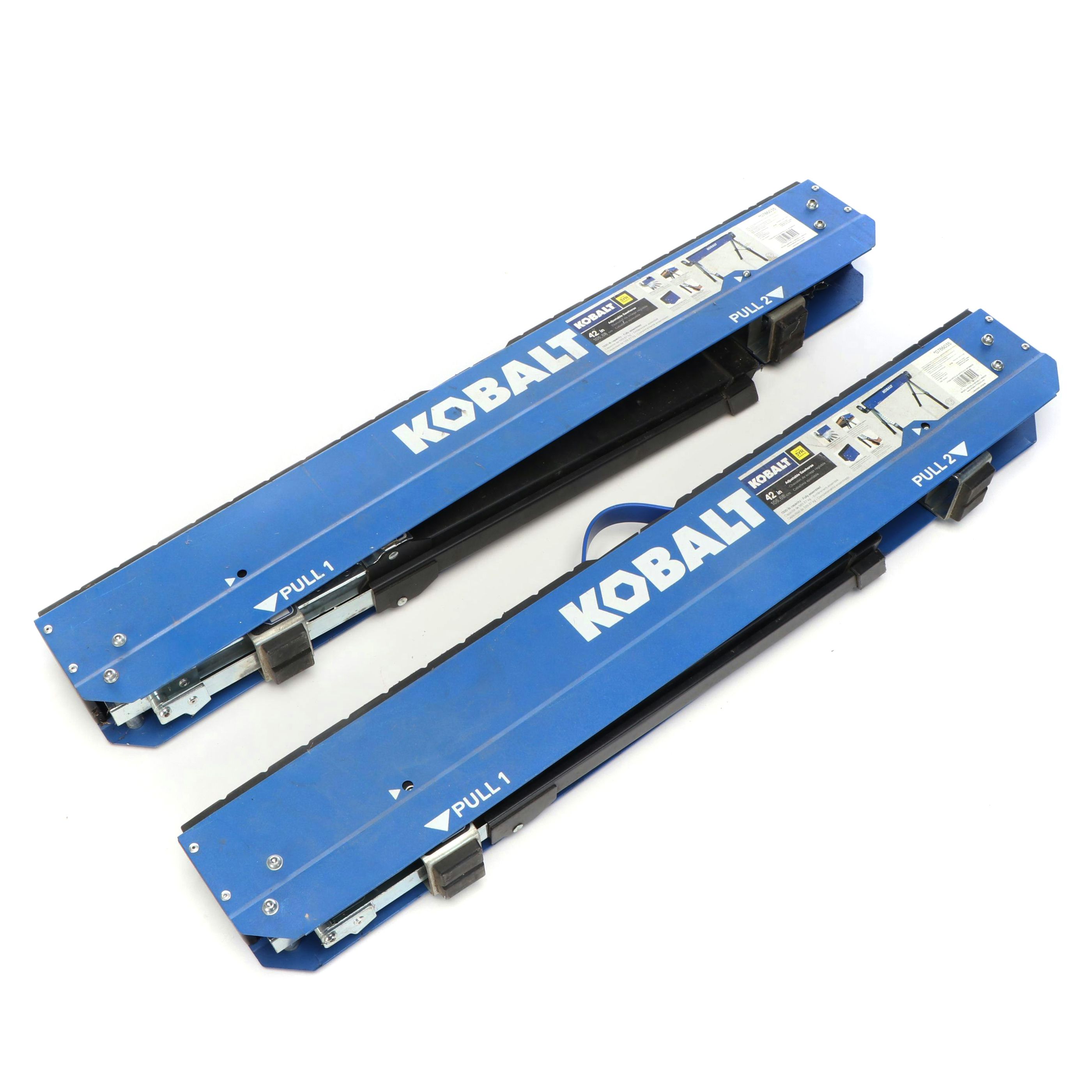 Pair of Kobalt 42" Adjustable Sawhorses