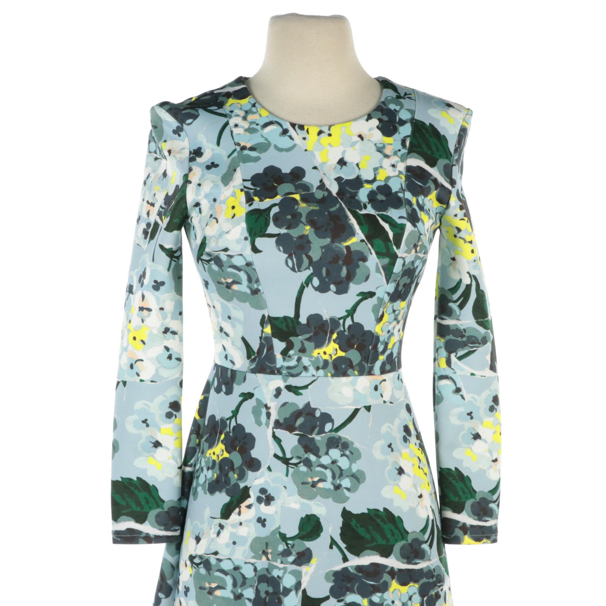 Tory Burch Sequin Embellished Wool Midi Dress & Erdem "Judy" Knee-Length Dress